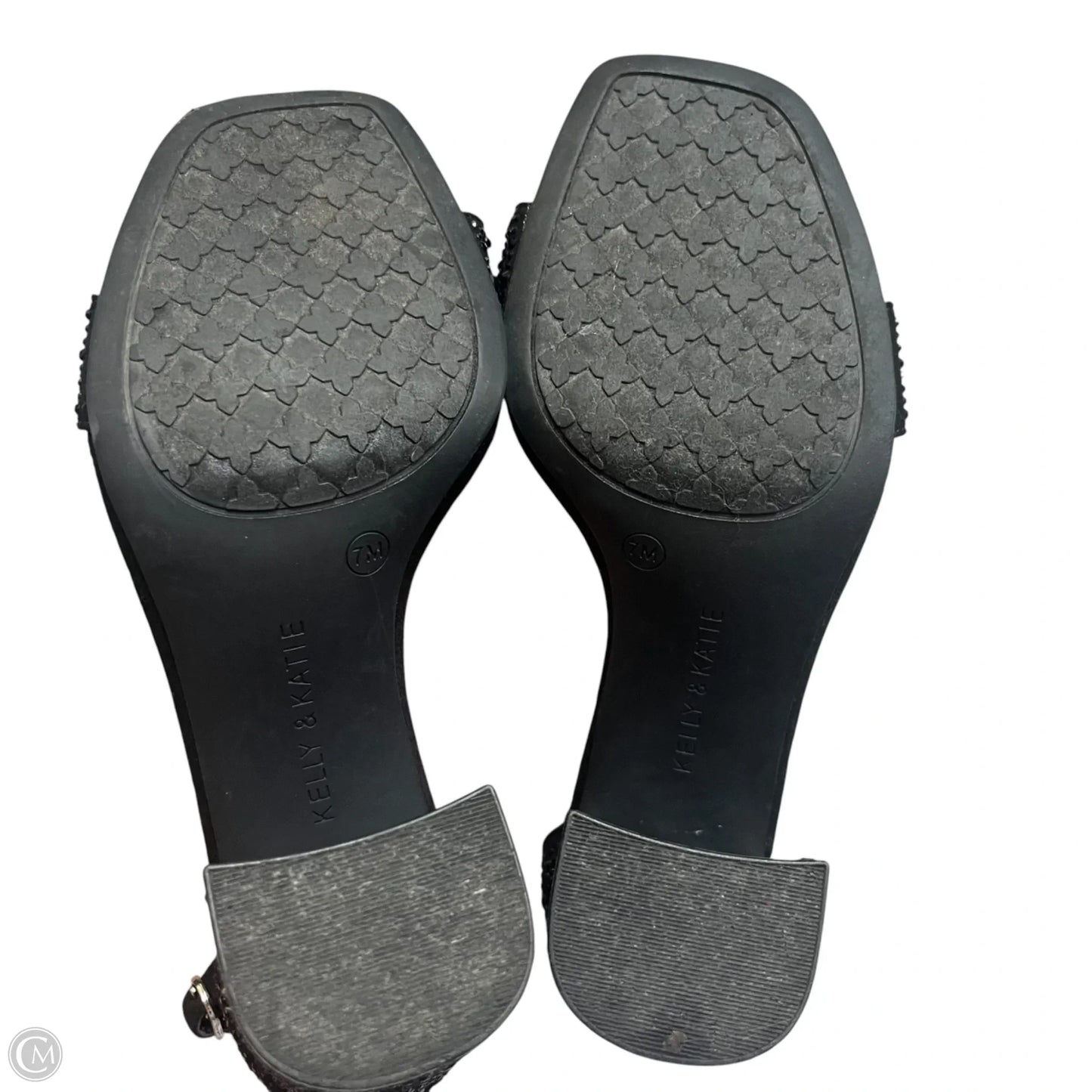 Shoes Heels Block By Kelly And Katie In Black, Size: 7