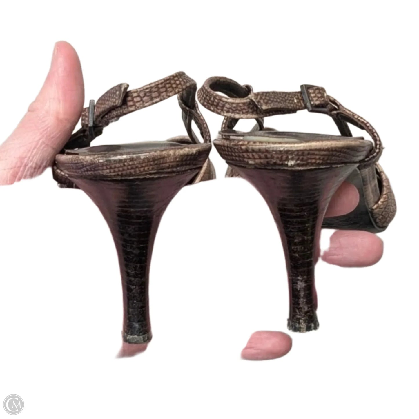 Shoes Designer By Stuart Weitzman In Brown, Size: 6