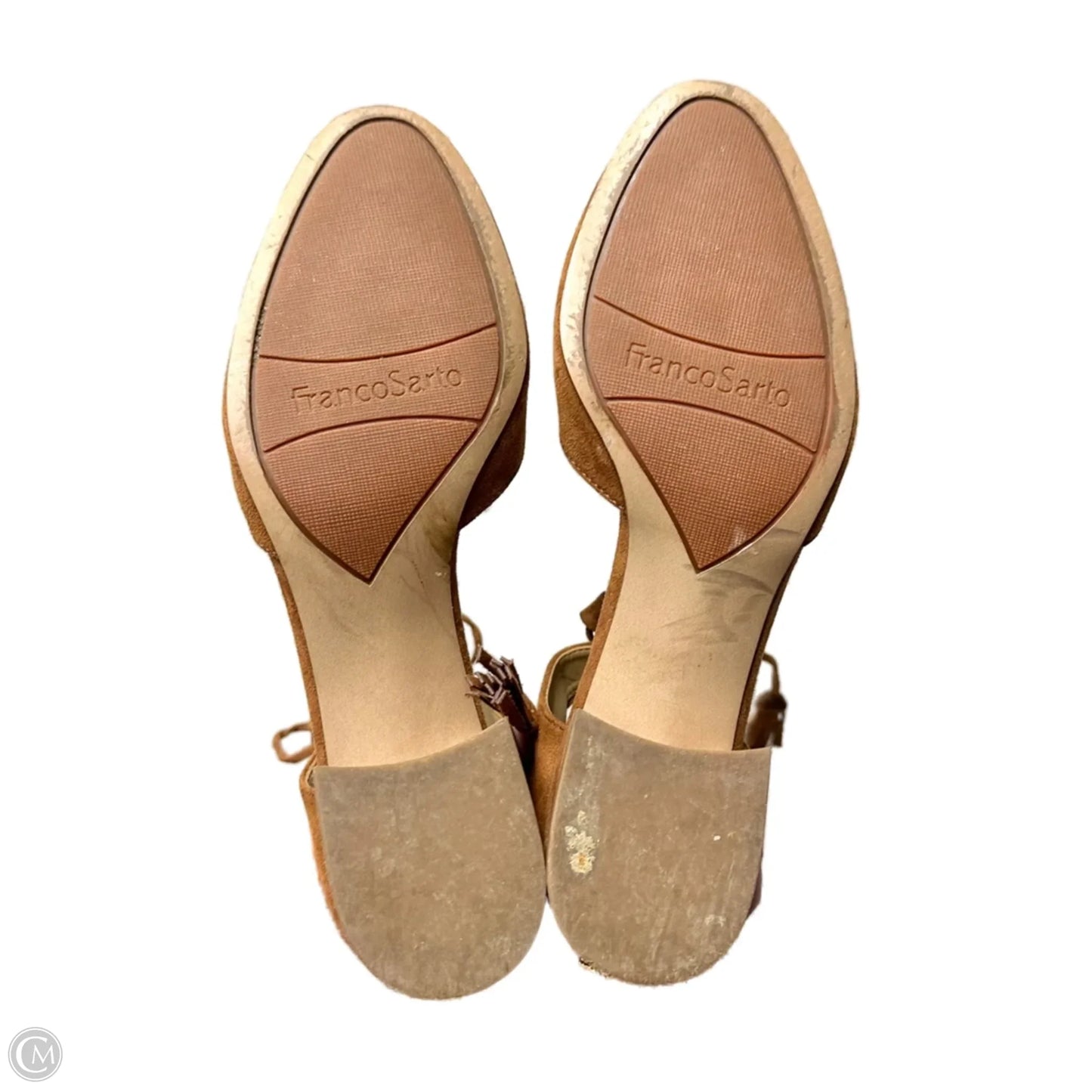 Shoes Heels Block By Franco Sarto In Brown, Size: 7