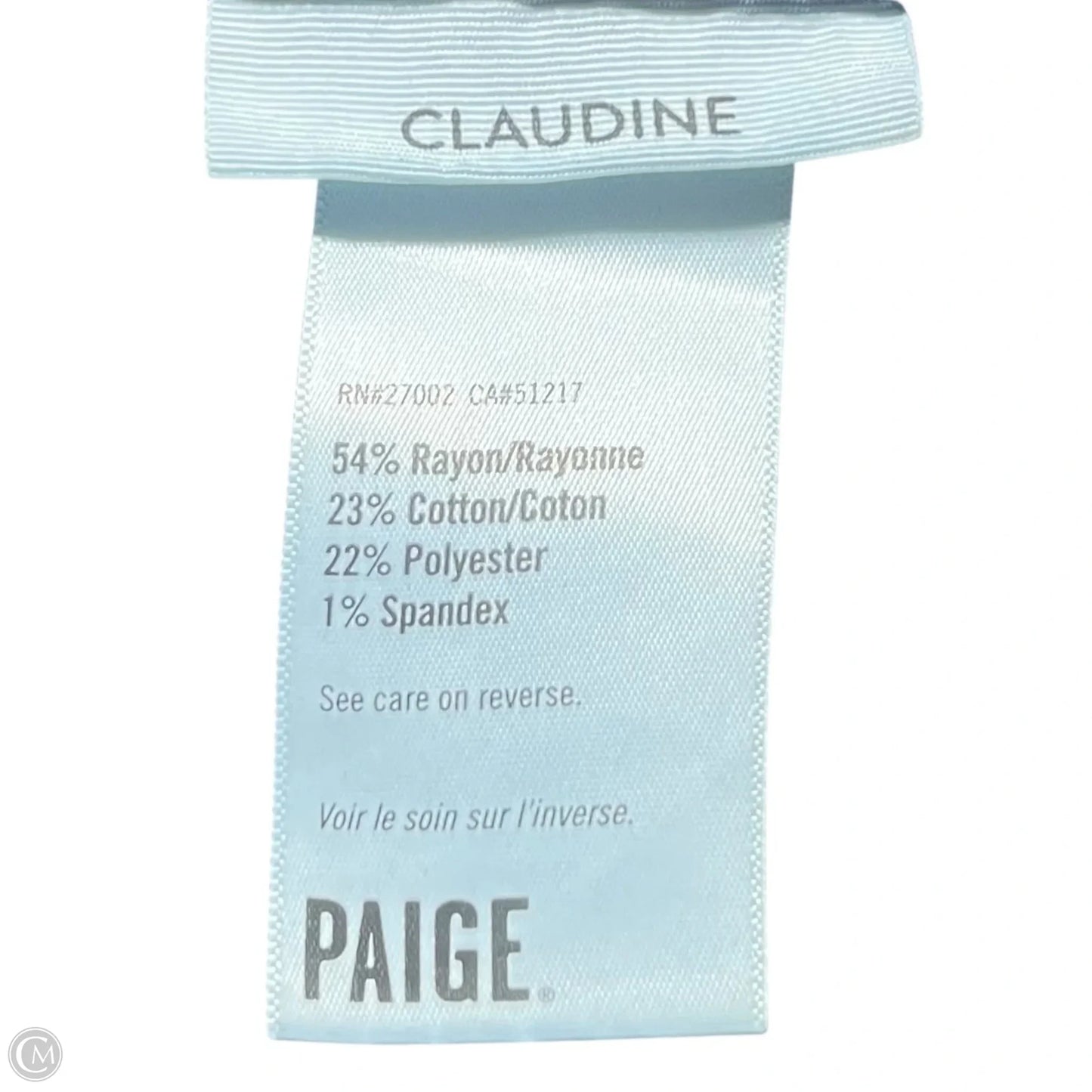 Jeans Flared By Paige In Blue Denim, Size: 2