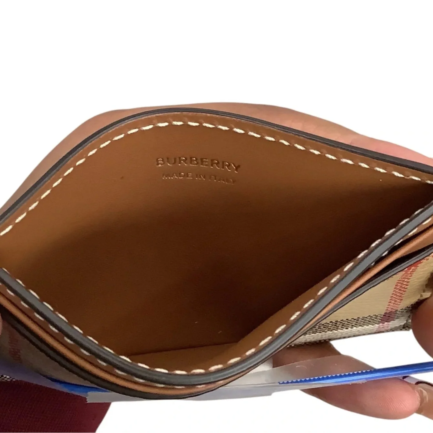 Id/card Holder Luxury Designer By Burberry, Size: Small