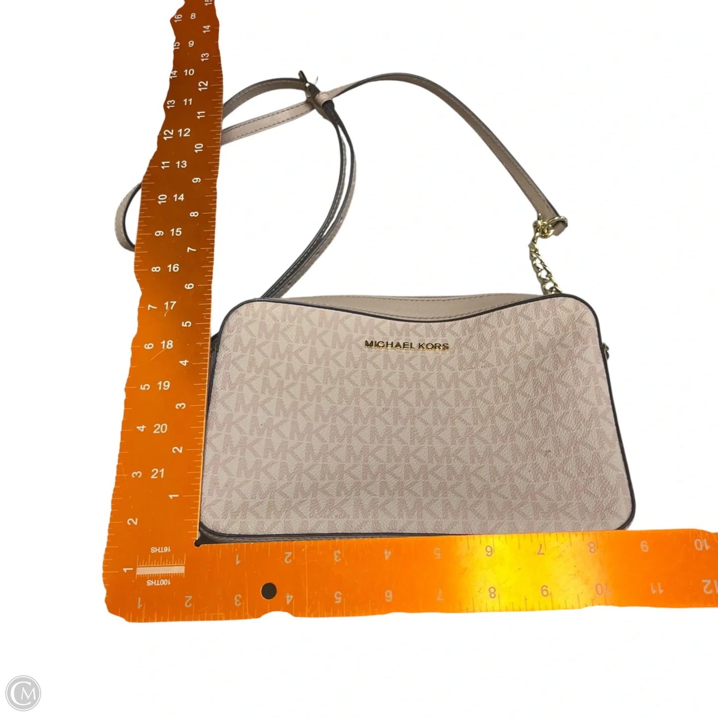 Crossbody Designer By Michael Kors, Size: Medium