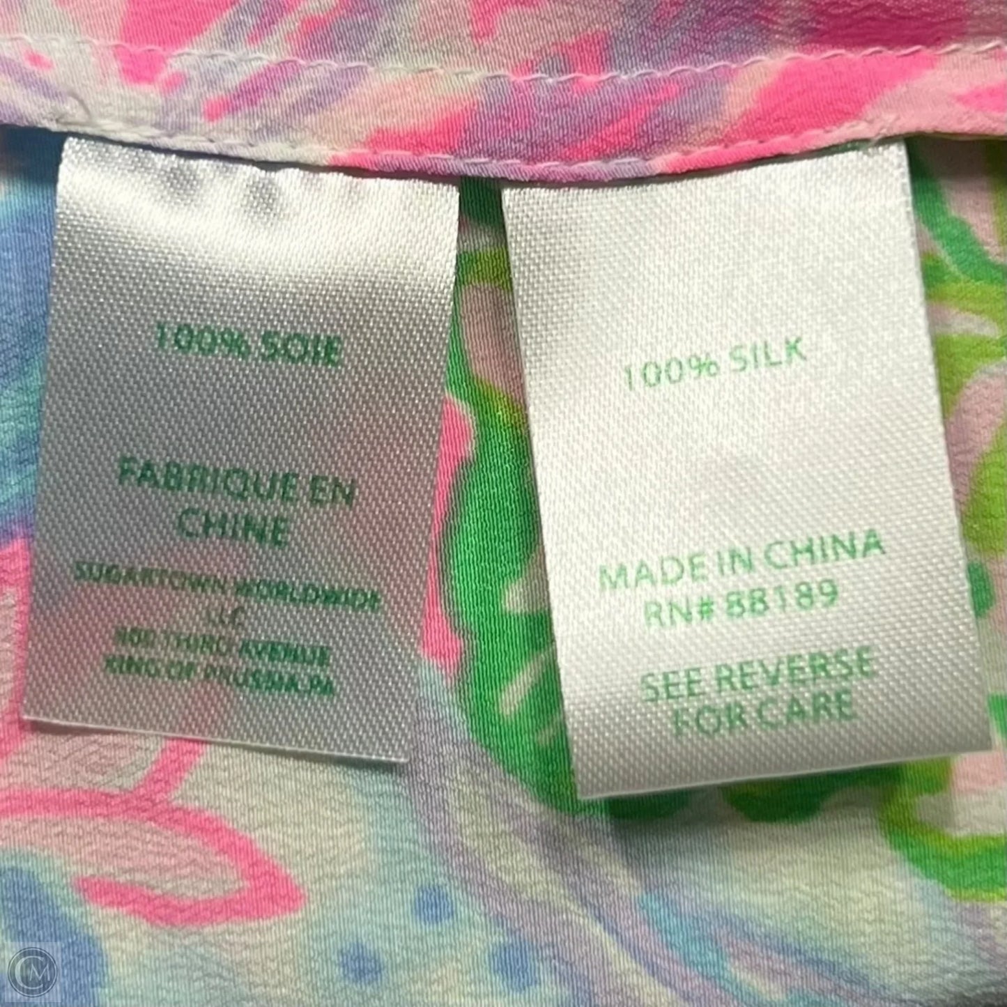 Top Long Sleeve Designer By Lilly Pulitzer In Multi-colored, Size: M