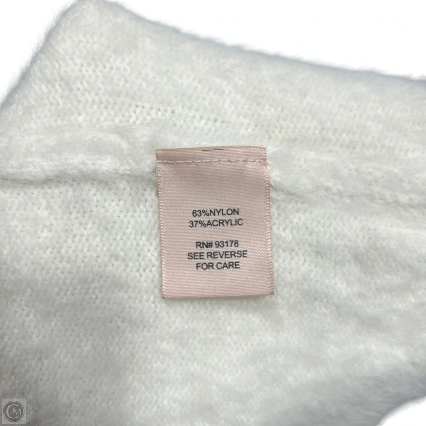 Sweatshirt Hoodie By Philosophy In Cream, Size: M