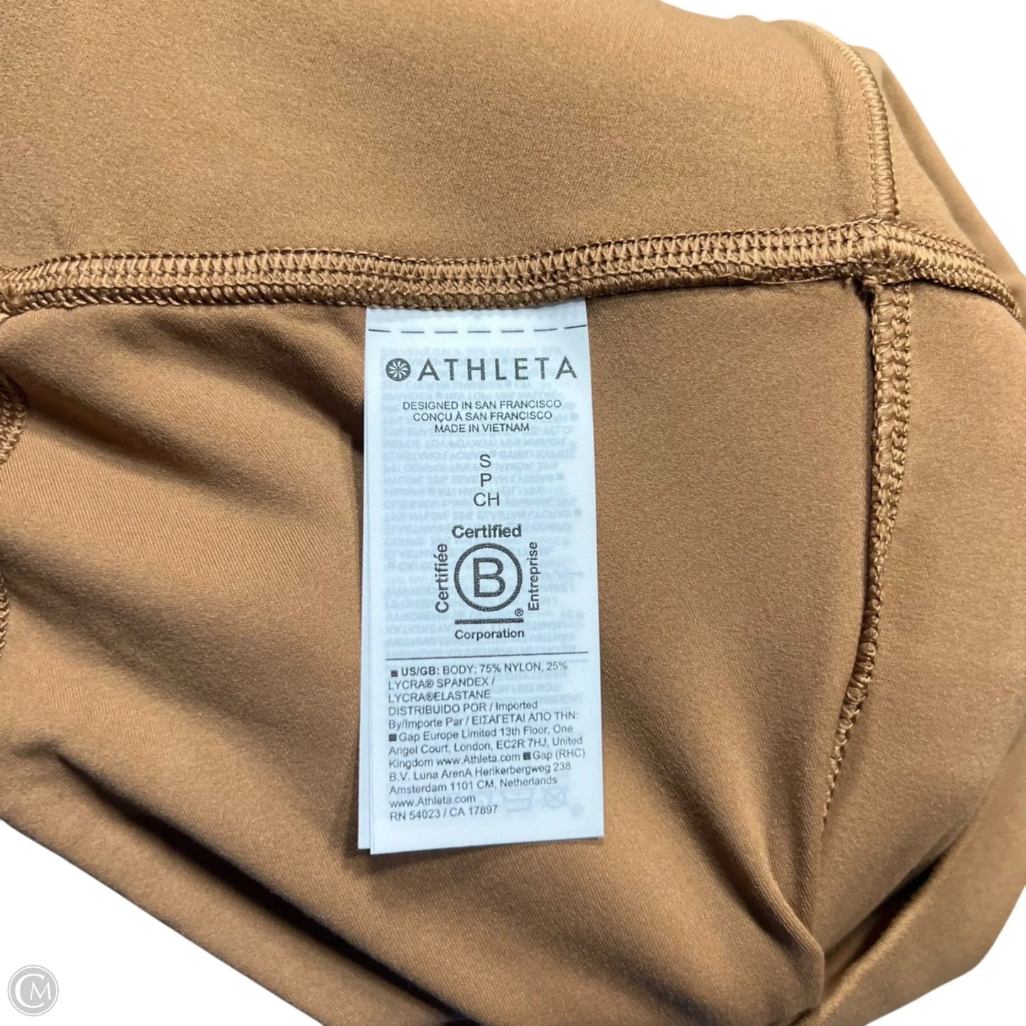 Athletic Leggings Capris By Athleta In Brown, Size: S