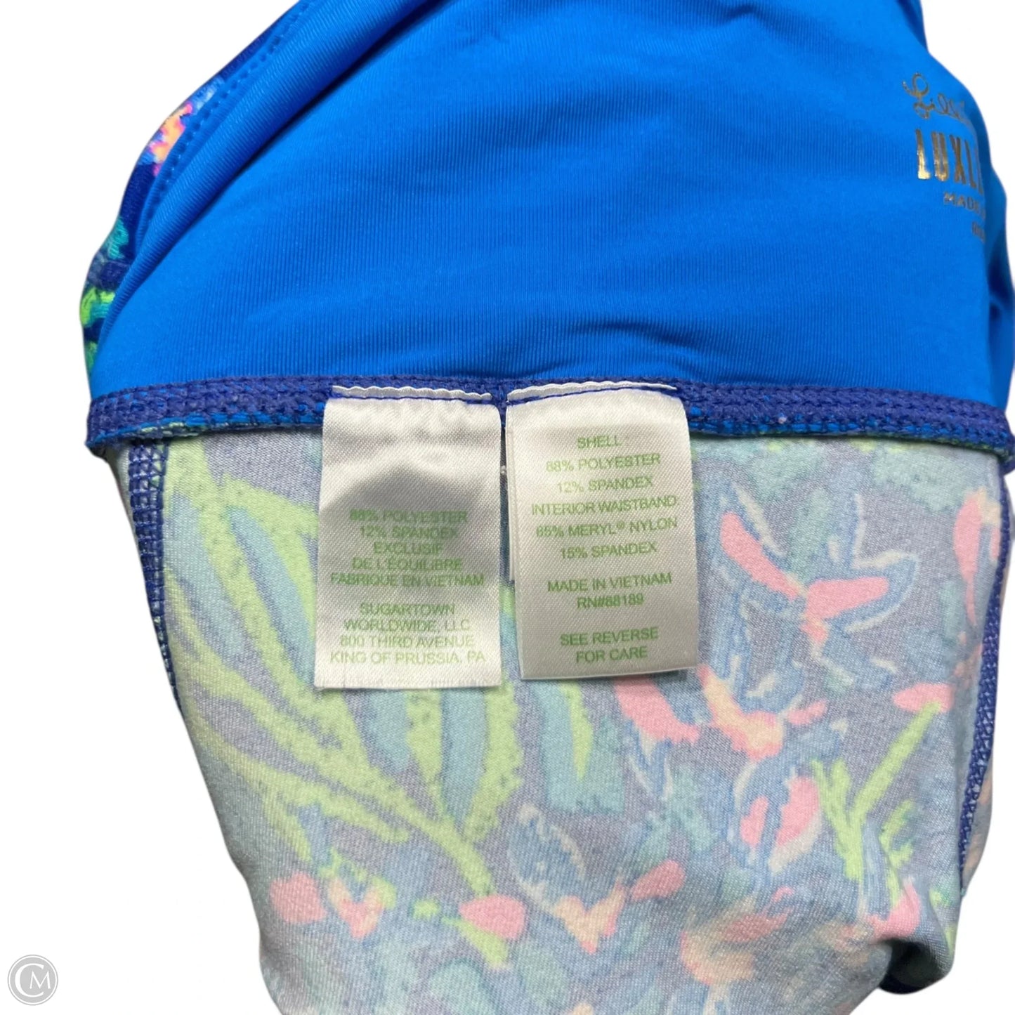 Pants Designer By Lilly Pulitzer In Blue & Green, Size: S