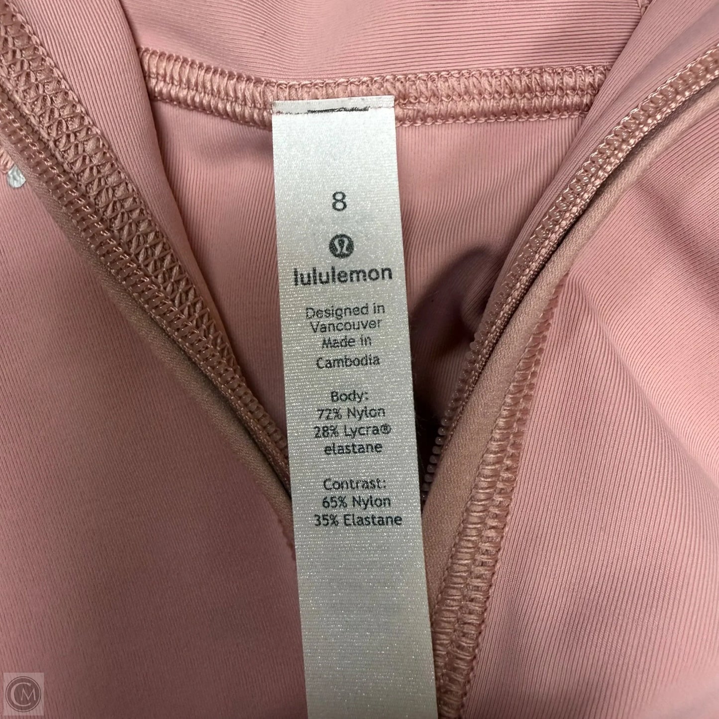 Athletic Jacket By Lululemon In Pink, Size: 8