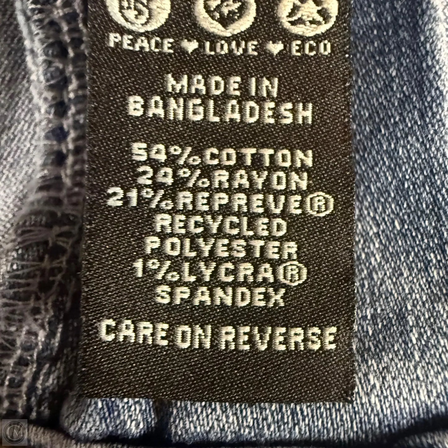 Jeans Wide Leg By Rewash In Blue Denim, Size: 8
