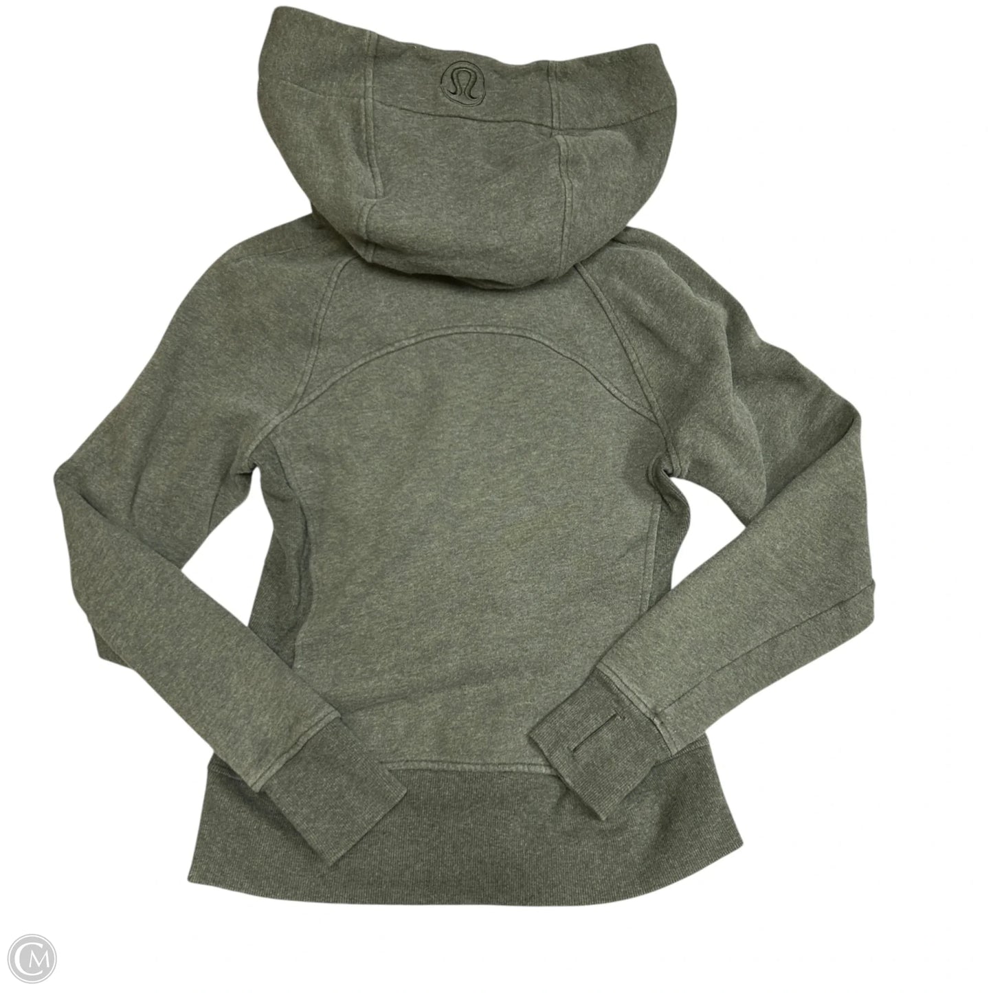 Athletic Jacket By Lululemon In Green, Size: S