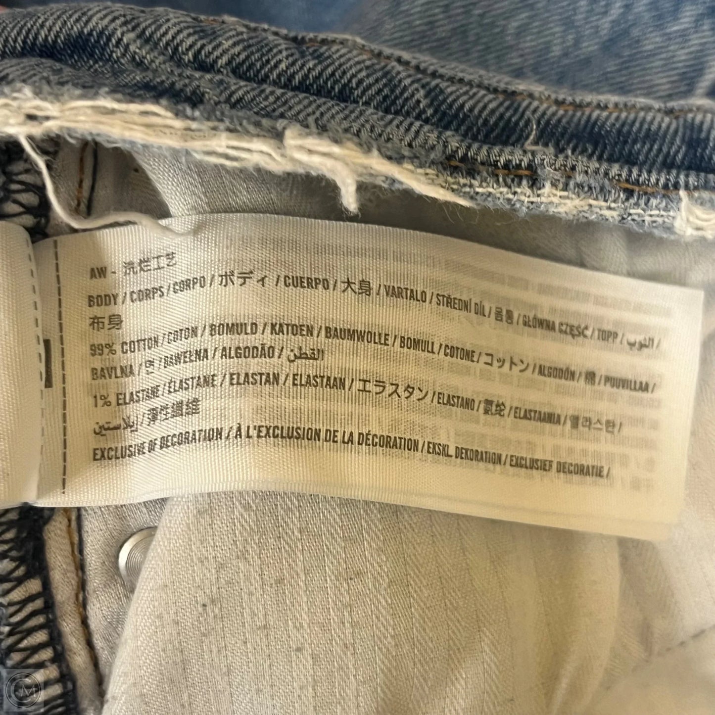 Jeans Straight By Abercrombie And Fitch In Blue Denim, Size: 8