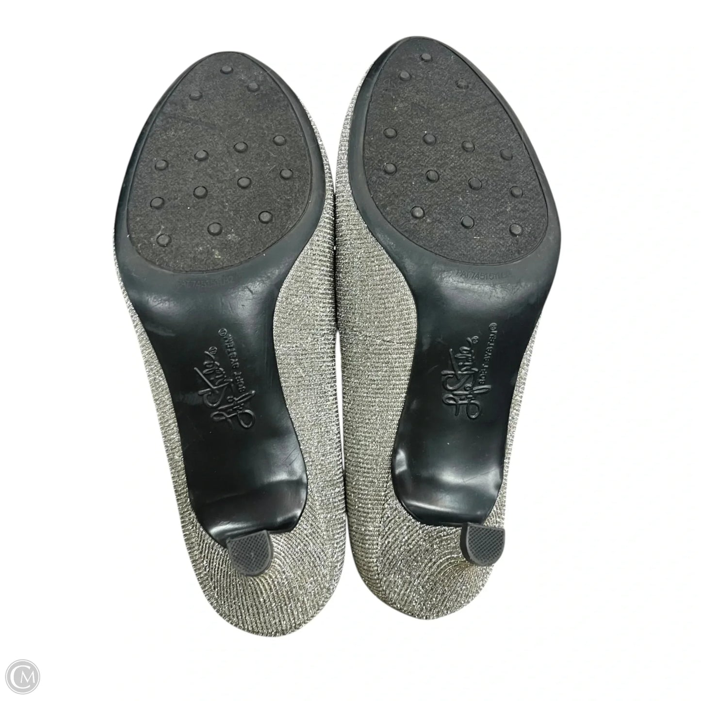 Shoes Heels Kitten By Life Stride In Silver, Size: 9.5