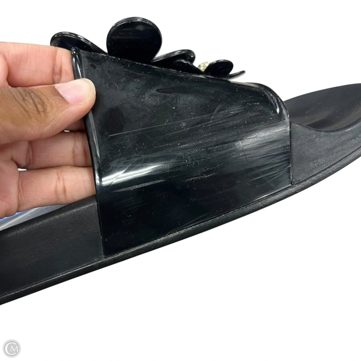 Sandals Luxury Designer By Marc Jacobs In Black, Size: 8.5