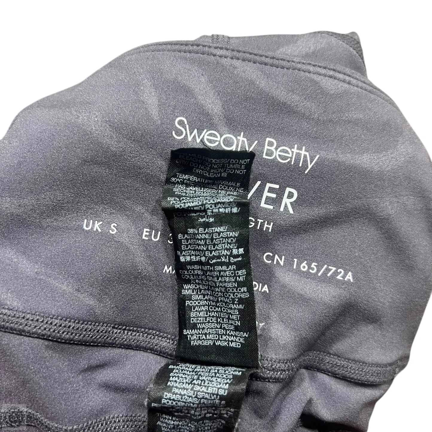Athletic Leggings By Sweaty Betty In Grey, Size: 6