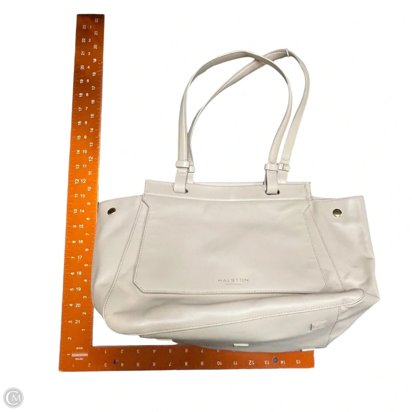 Handbag Designer By Halston, Size: Medium
