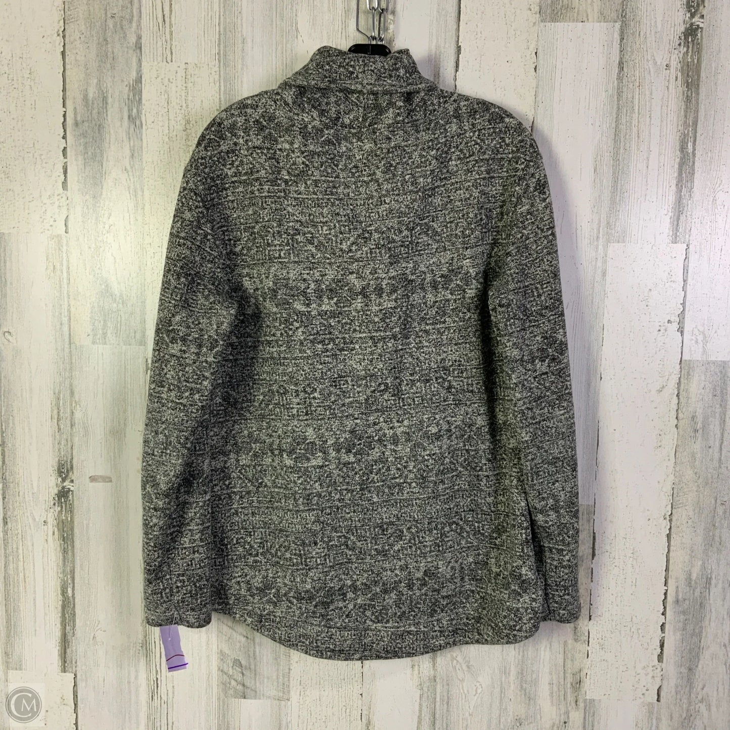Athletic Sweatshirt Collar By Columbia In Grey, Size: L