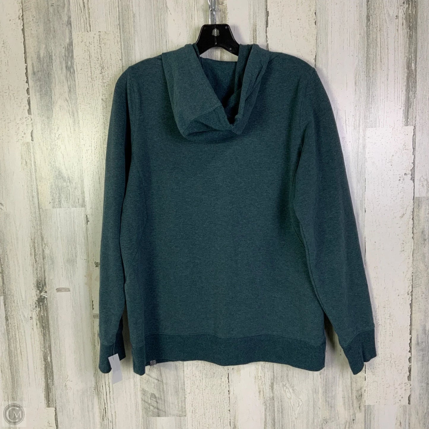 Sweatshirt Hoodie By L.l. Bean In Teal, Size: M