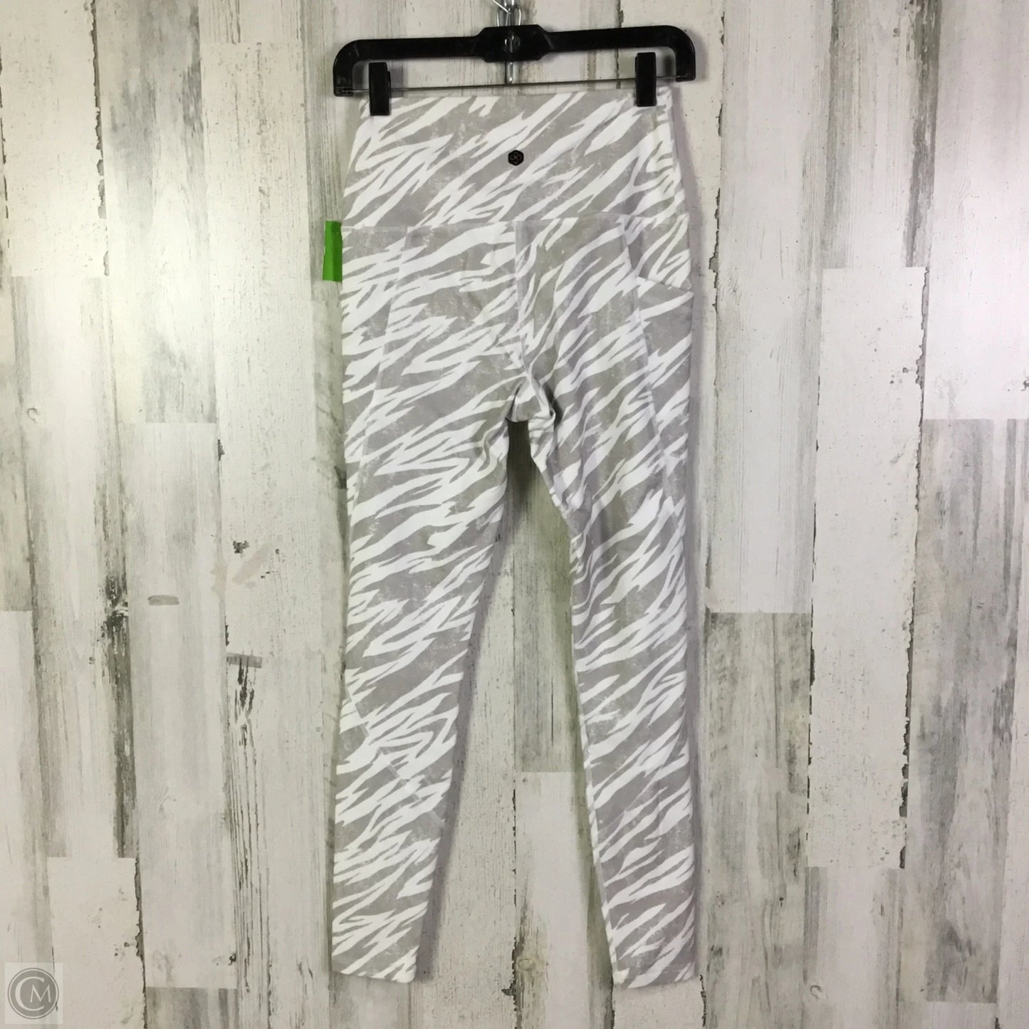 Athletic Leggings By Clothes Mentor In Grey & White, Size: S