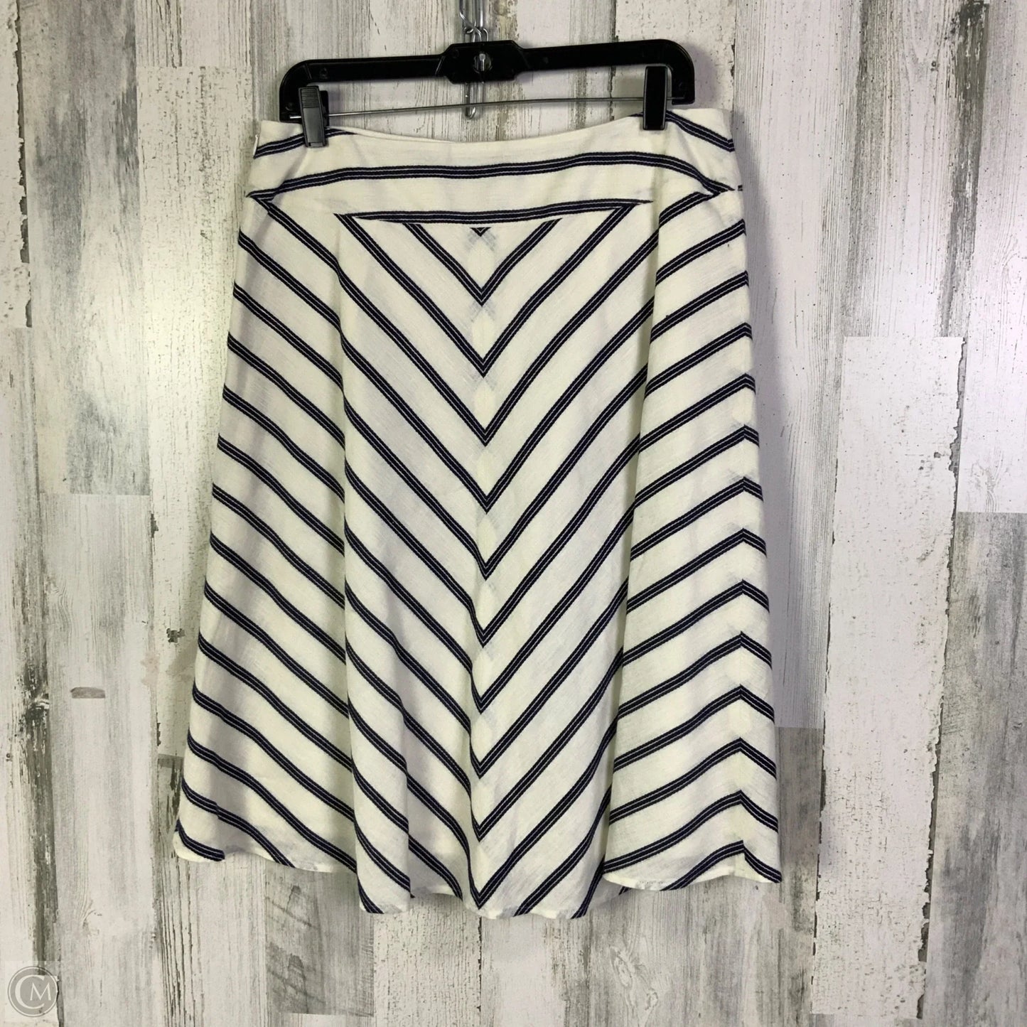 Skirt Mini & Short By Talbots In Blue & White, Size: 10