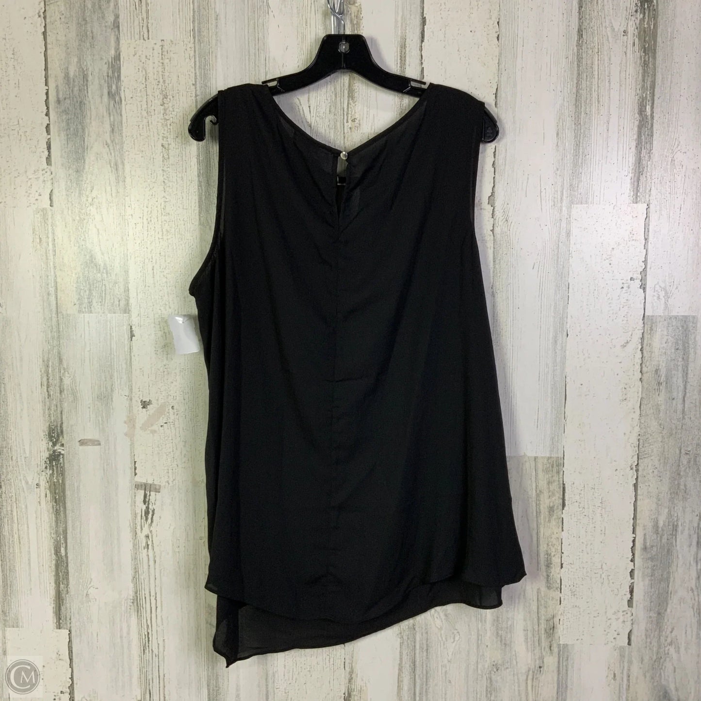 Blouse Sleeveless By Avenue In Black, Size: 1x