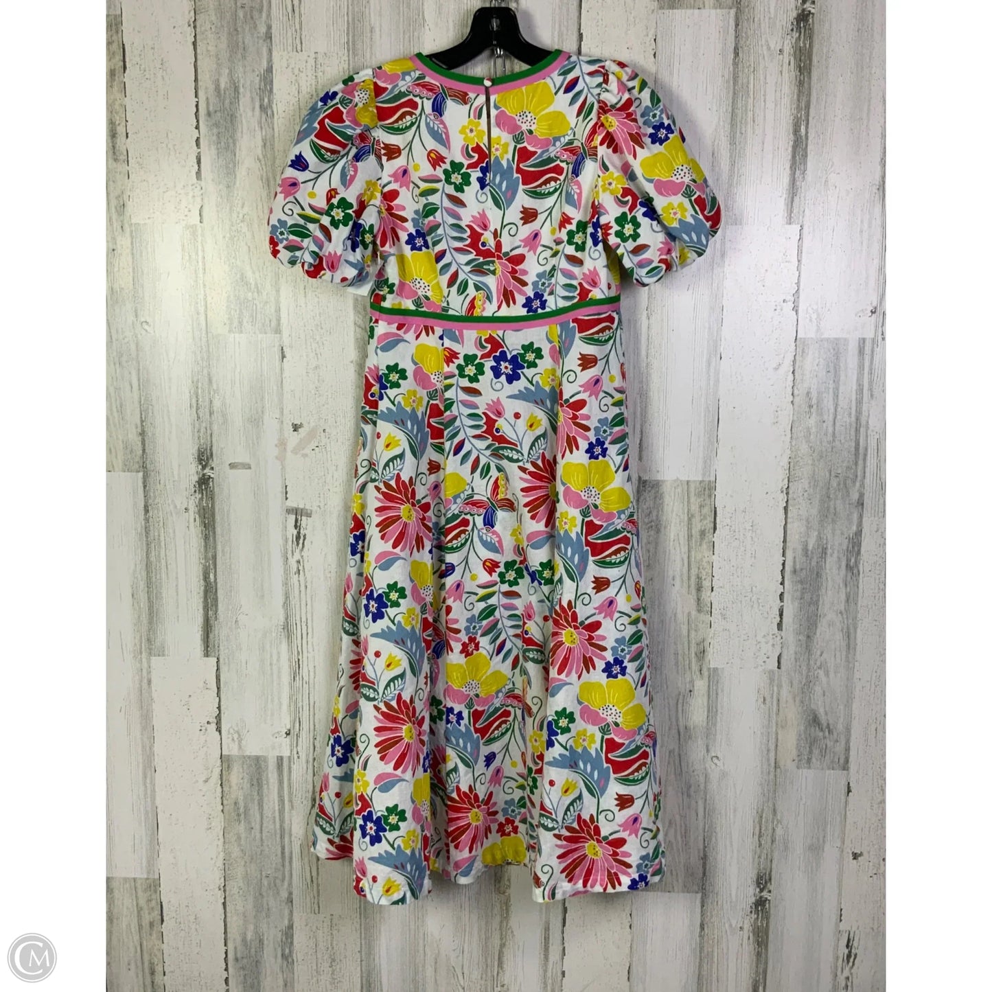 Dress Casual Midi By Boden In Rainbow Print, Size: Sp