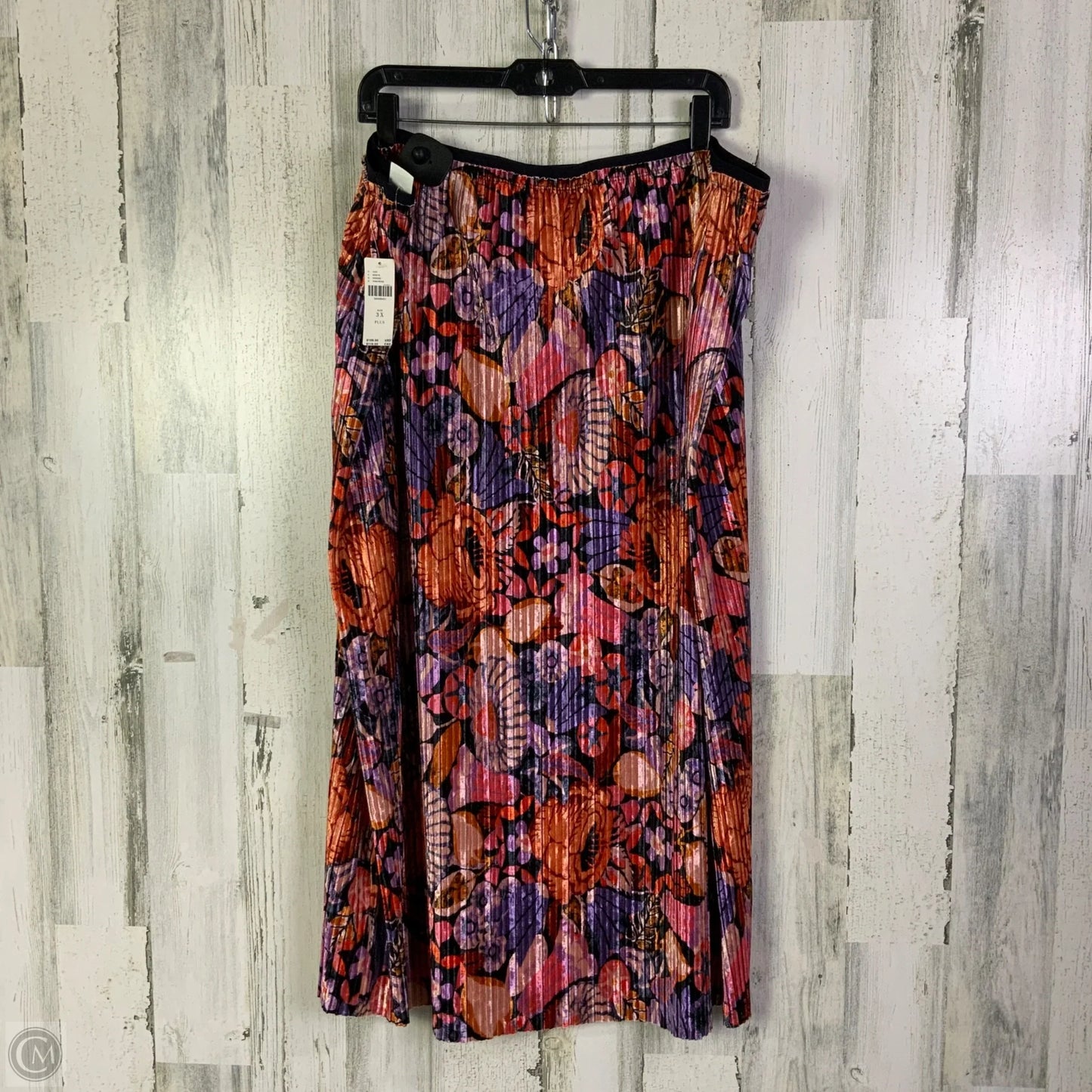 Skirt Maxi By Maeve In Orange & Purple, Size: 26