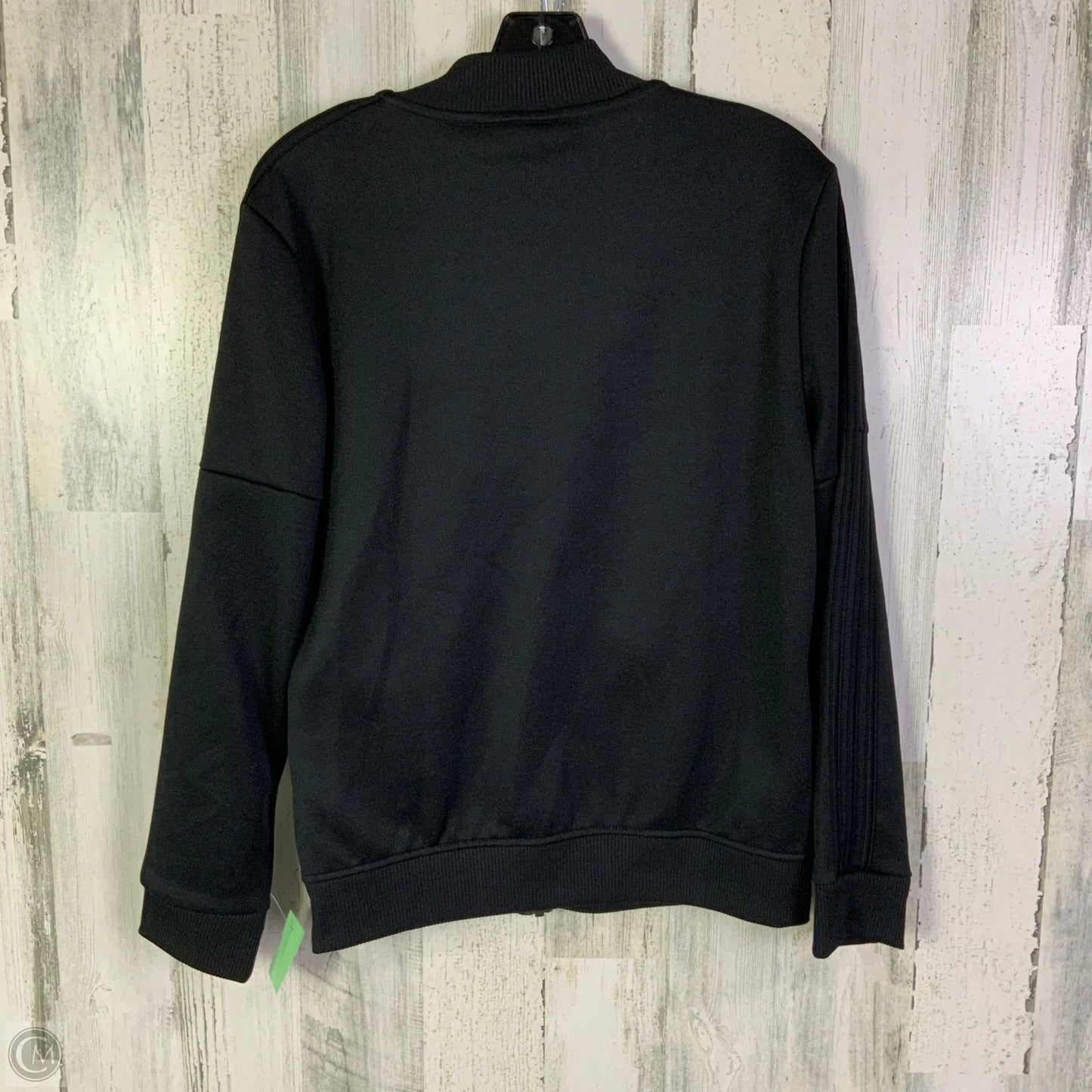 Athletic Jacket By Adidas In Black, Size: M
