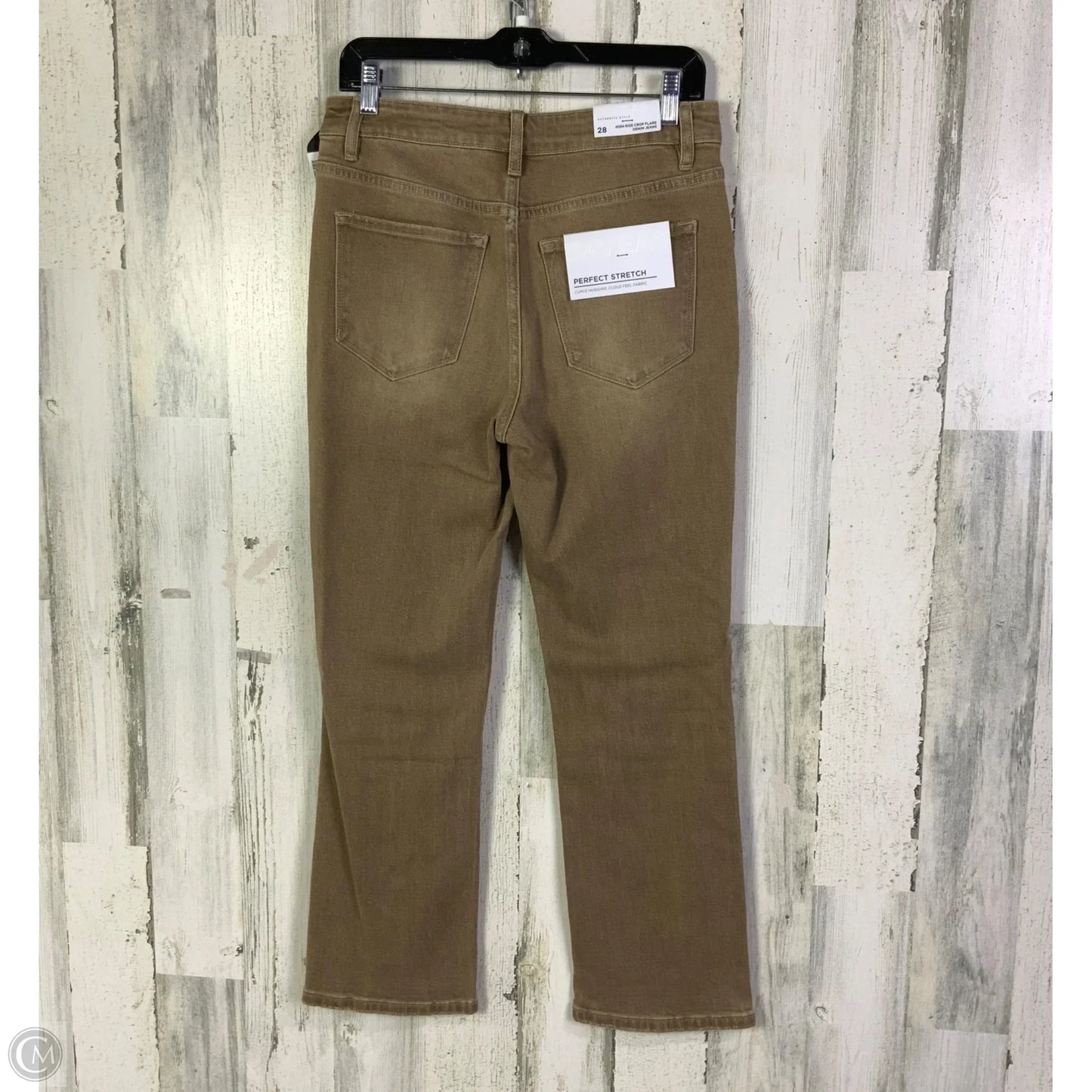 Jeans Flared By Cmc In Brown Denim, Size: 6