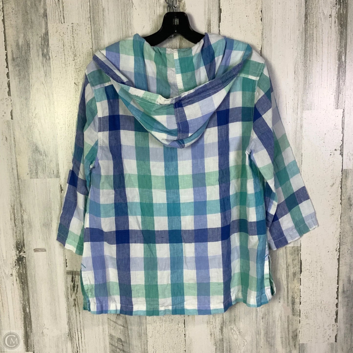 Top 3/4 Sleeve By Tommy Bahama In Blue, Size: M
