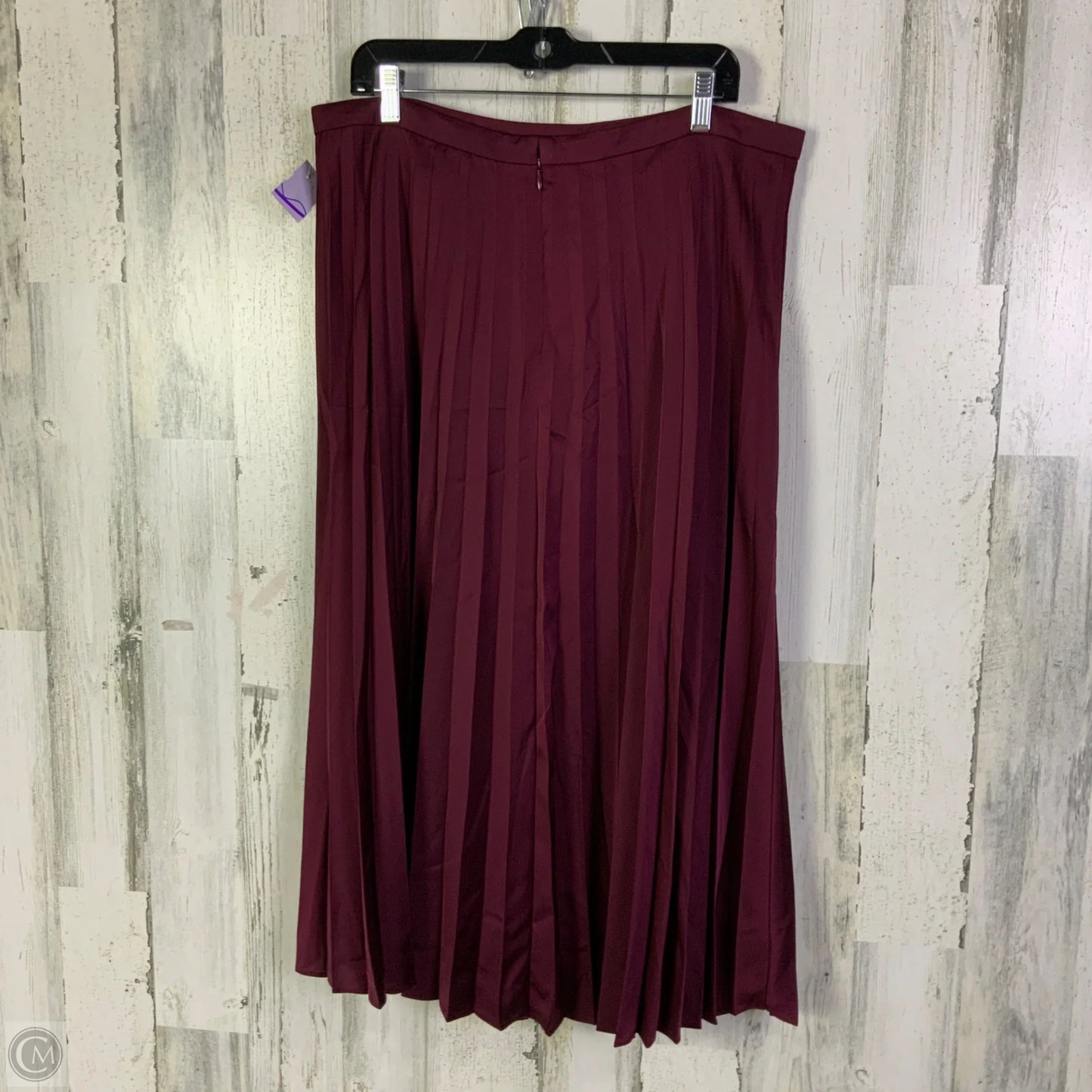 Skirt Midi By J. Crew In Maroon, Size: 16