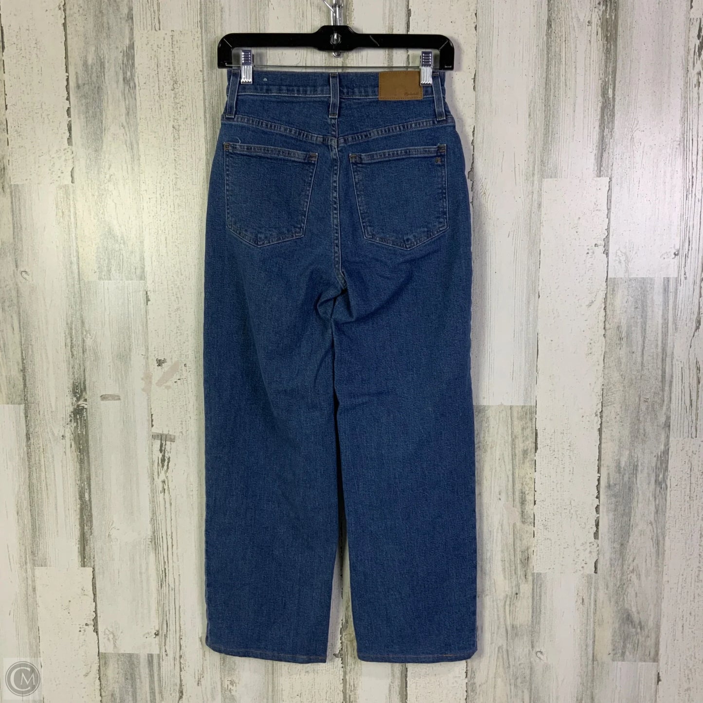Pants Wide Leg By Madewell In Blue Denim, Size: 0p
