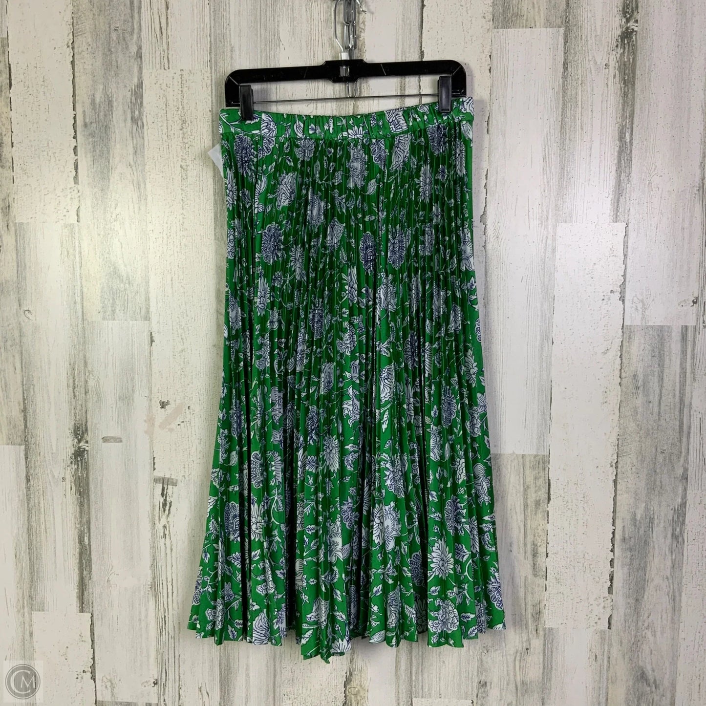 Skirt Midi By J. Crew In Green, Size: 8