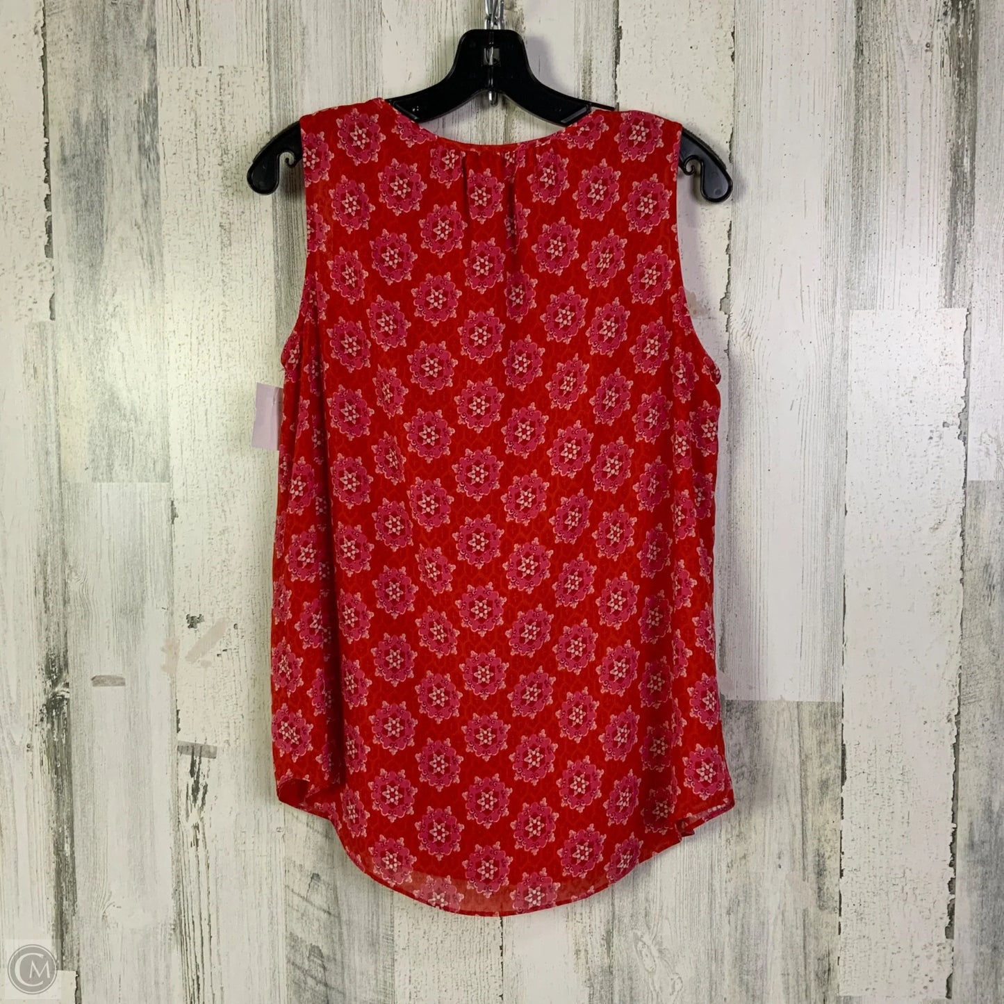 Top Sleeveless By Rose And Olive In Red, Size: S