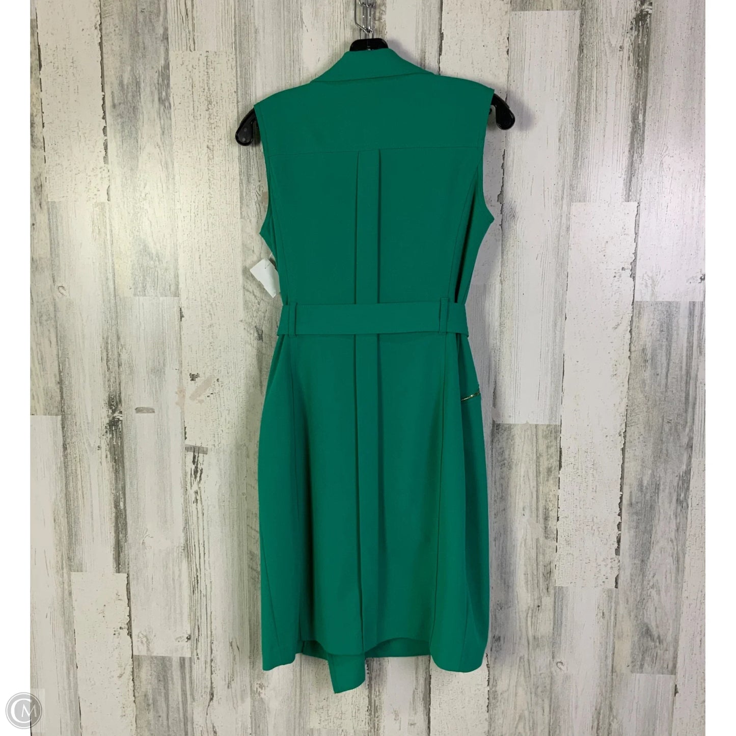 Dress Casual Short By Calvin Klein In Green, Size: S