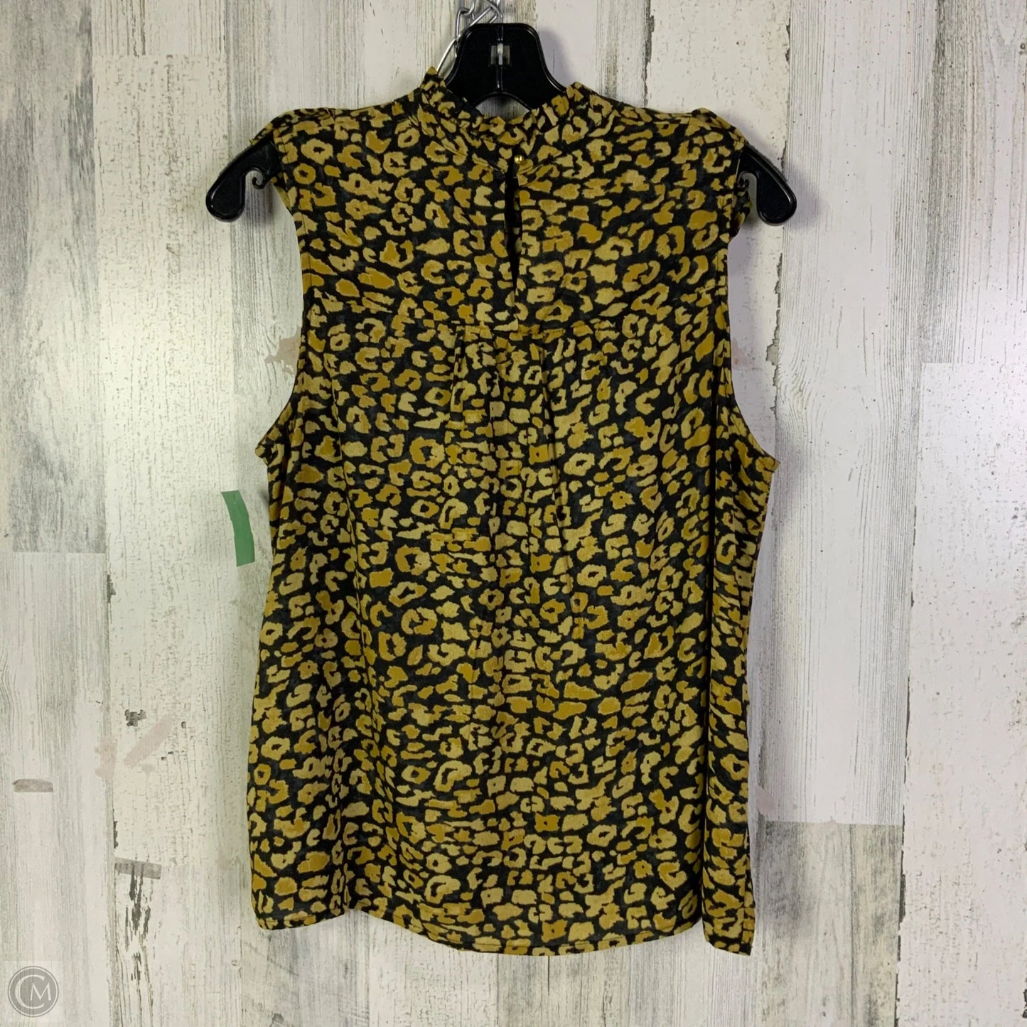 Top Sleeveless By Who What Wear In Leopard Print, Size: M