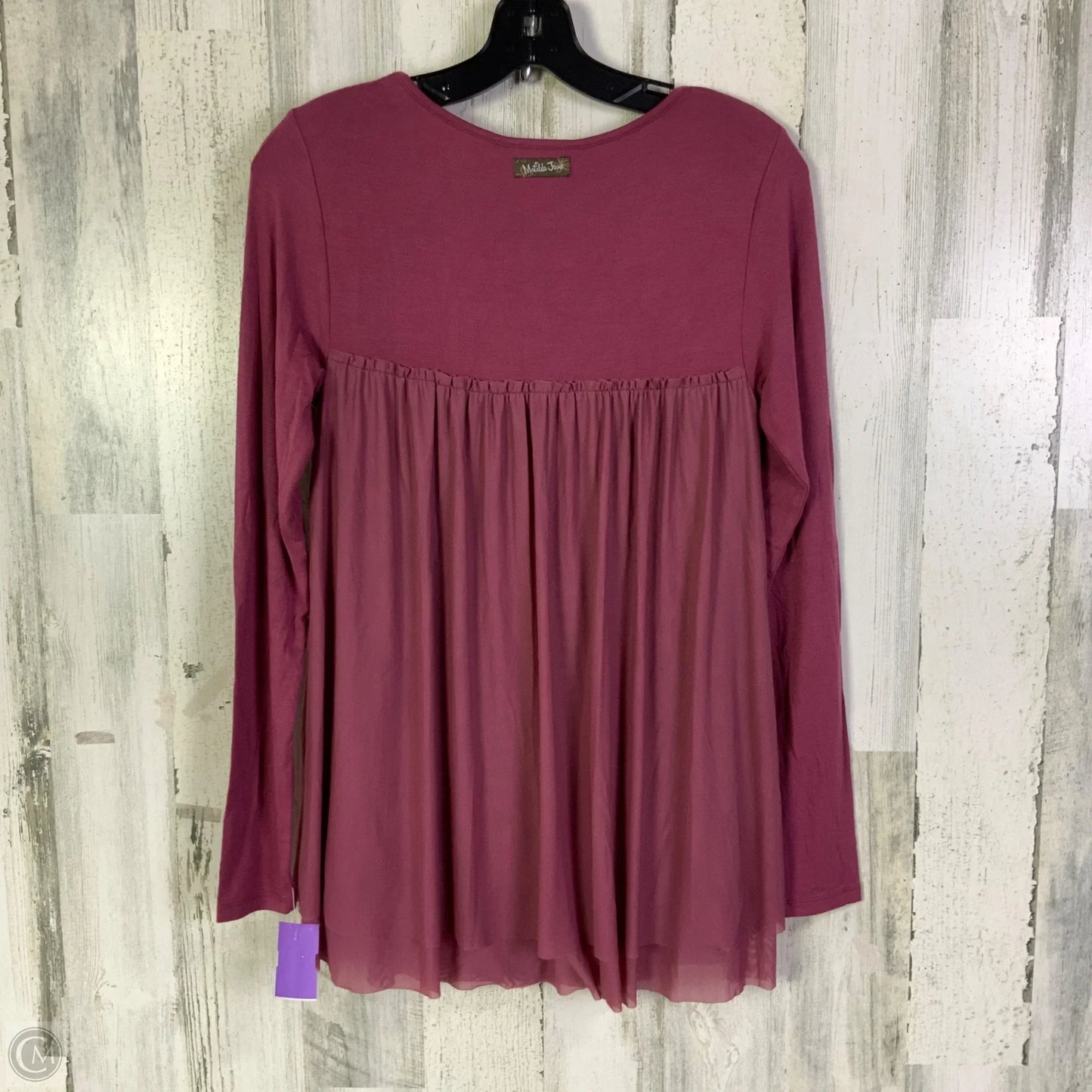 Top Long Sleeve By Matilda Jane In Pink, Size: Xs