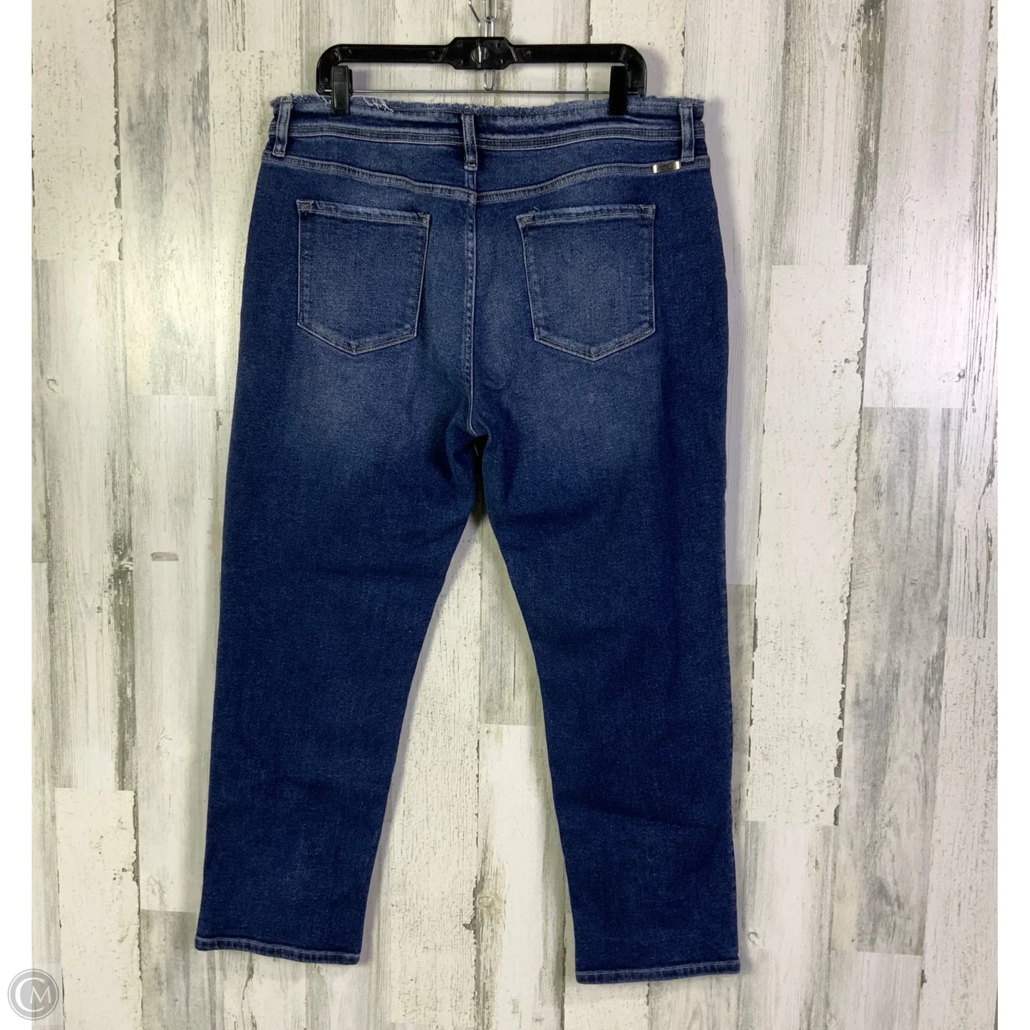Jeans Straight By Kancan In Blue Denim, Size: 14