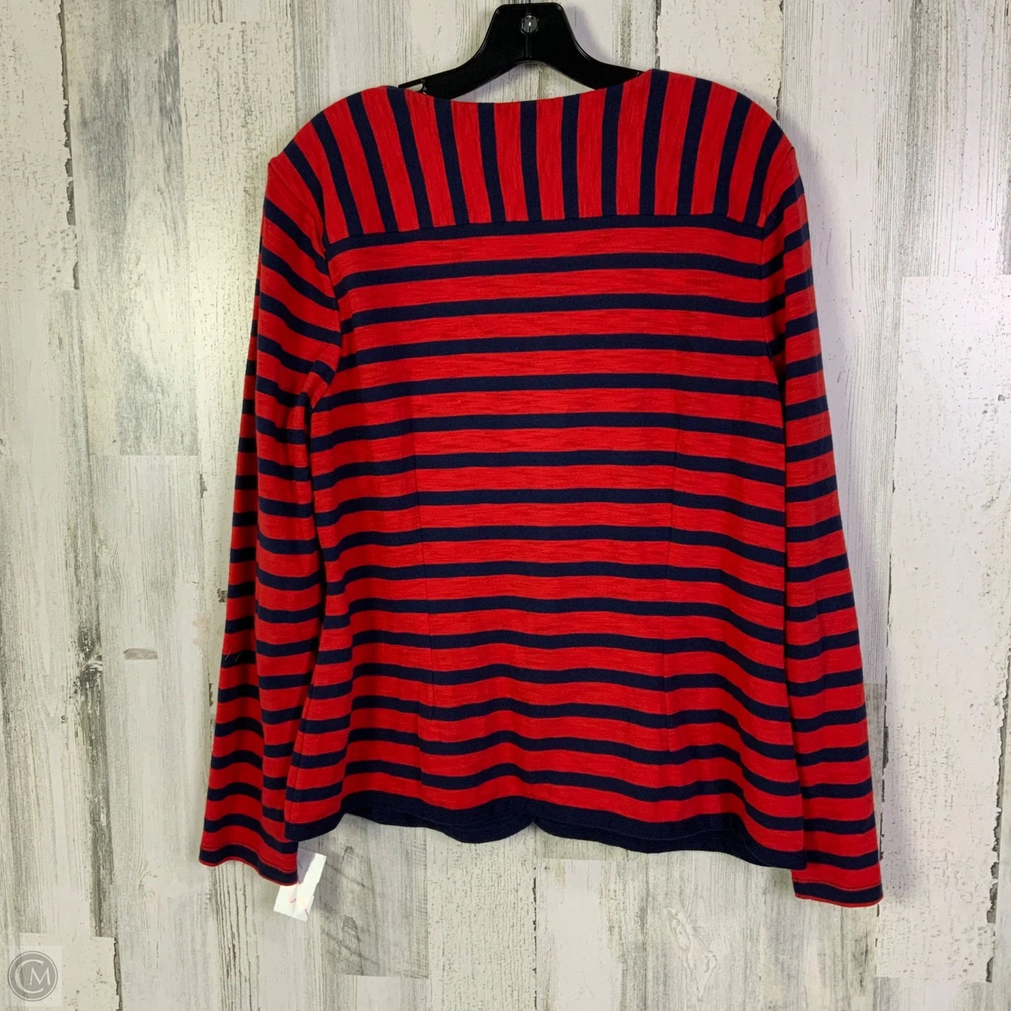 Cardigan By Cabi In Blue & Red, Size: Xl