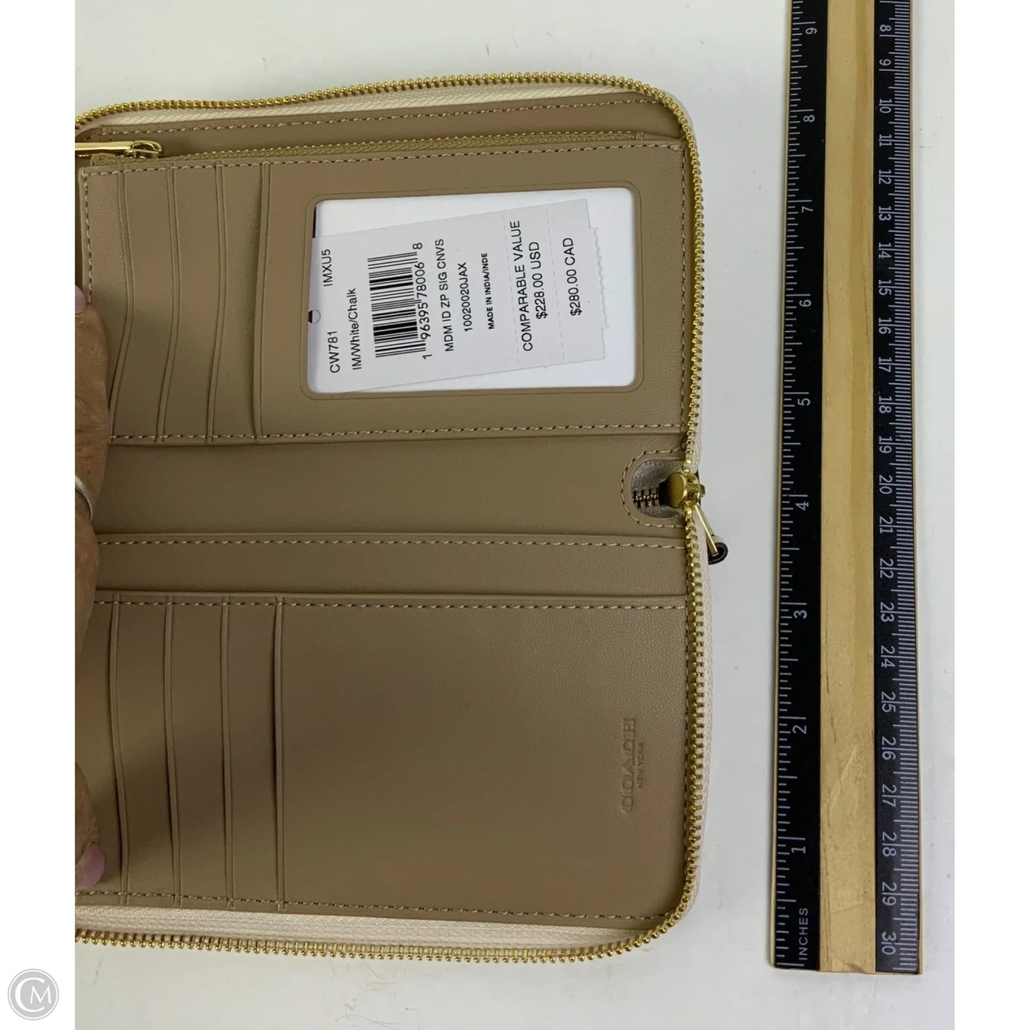 Wallet Designer By Coach, Size: Medium