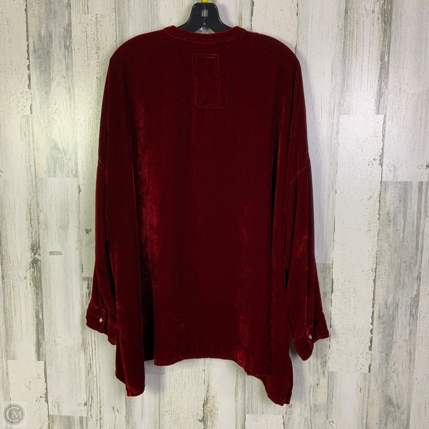 Top Long Sleeve By Johnny Was In Red, Size: L