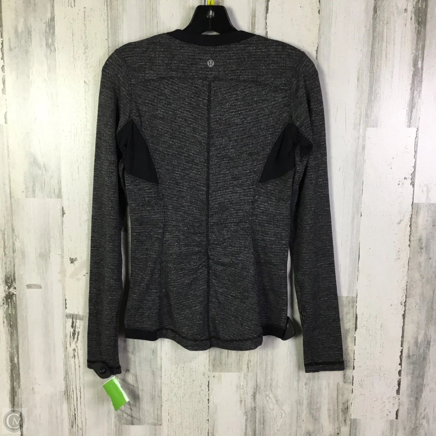 Athletic Top Long Sleeve Crewneck By Lululemon In Grey, Size: 4