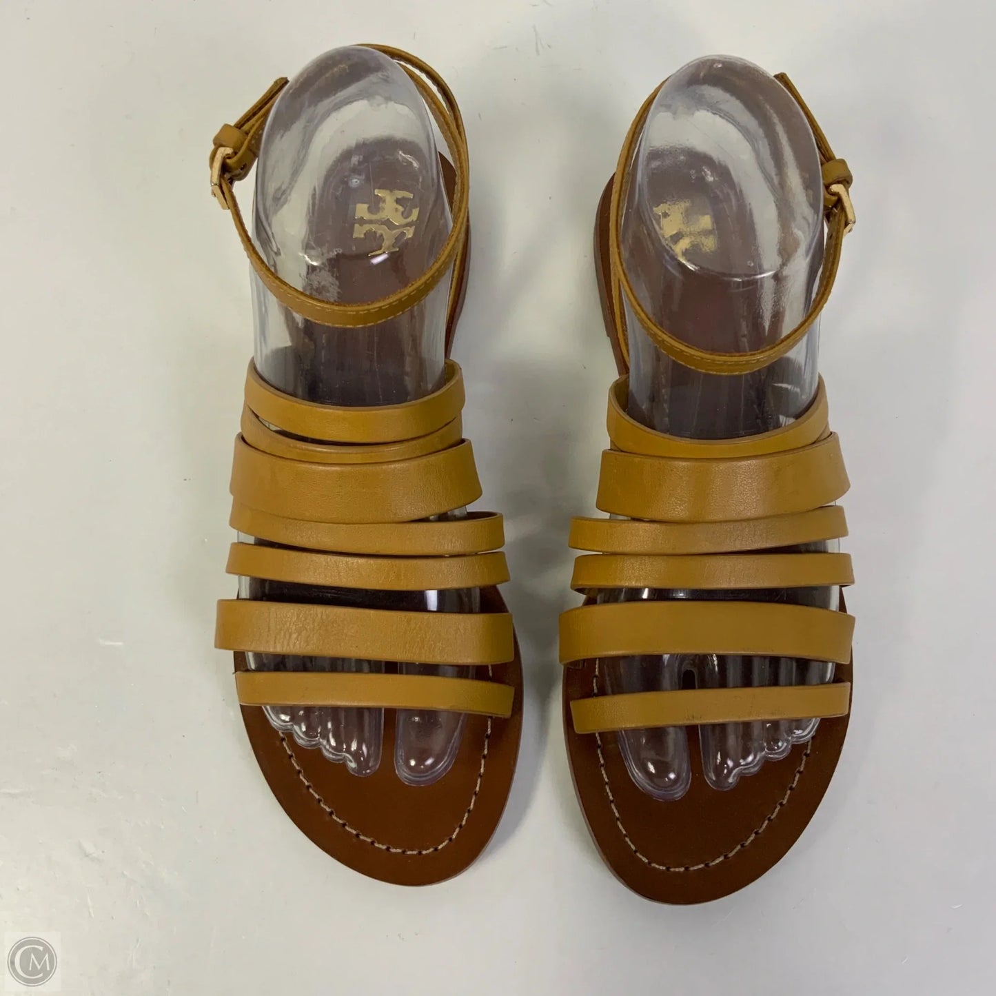 Sandals Designer By Tory Burch In Tan, Size: 8