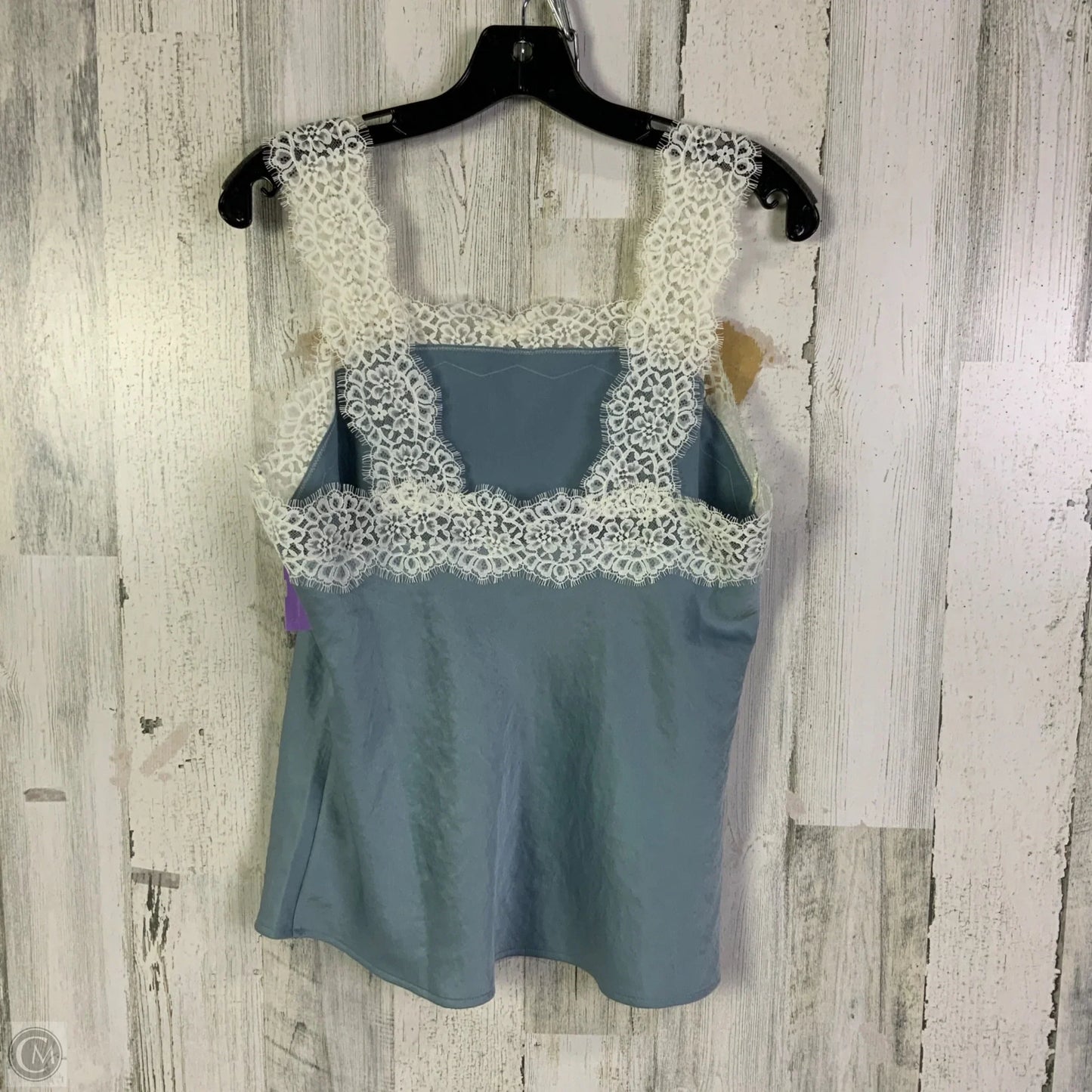 Blouse Sleeveless By Madewell In Blue, Size: L