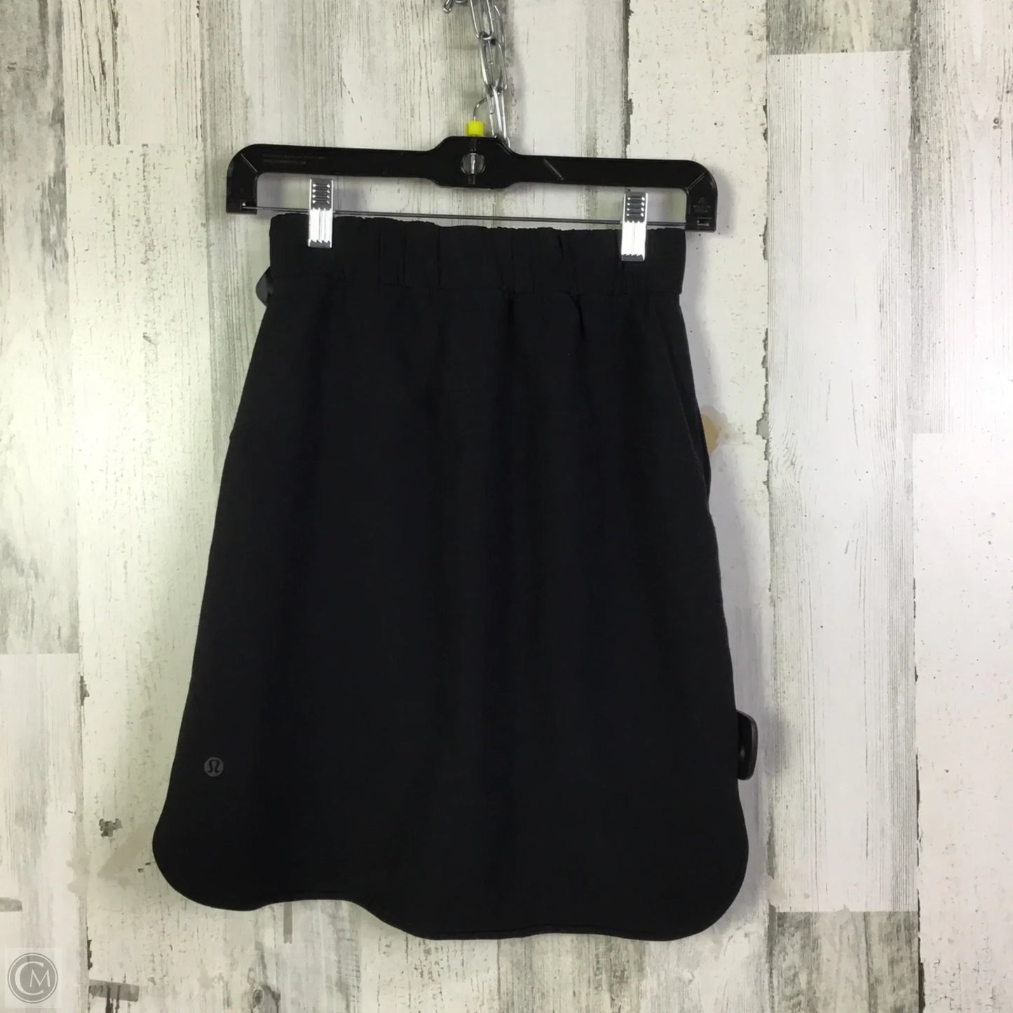 Athletic Skirt By Lululemon In Black, Size: 2