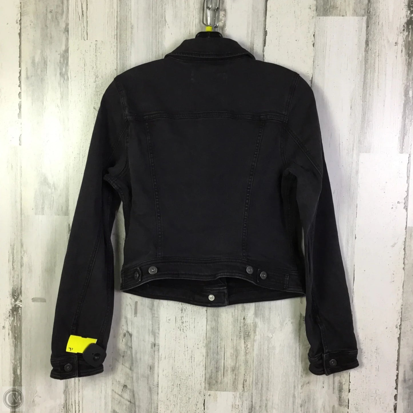 Jacket Denim By Pilcro In Black Denim, Size: M