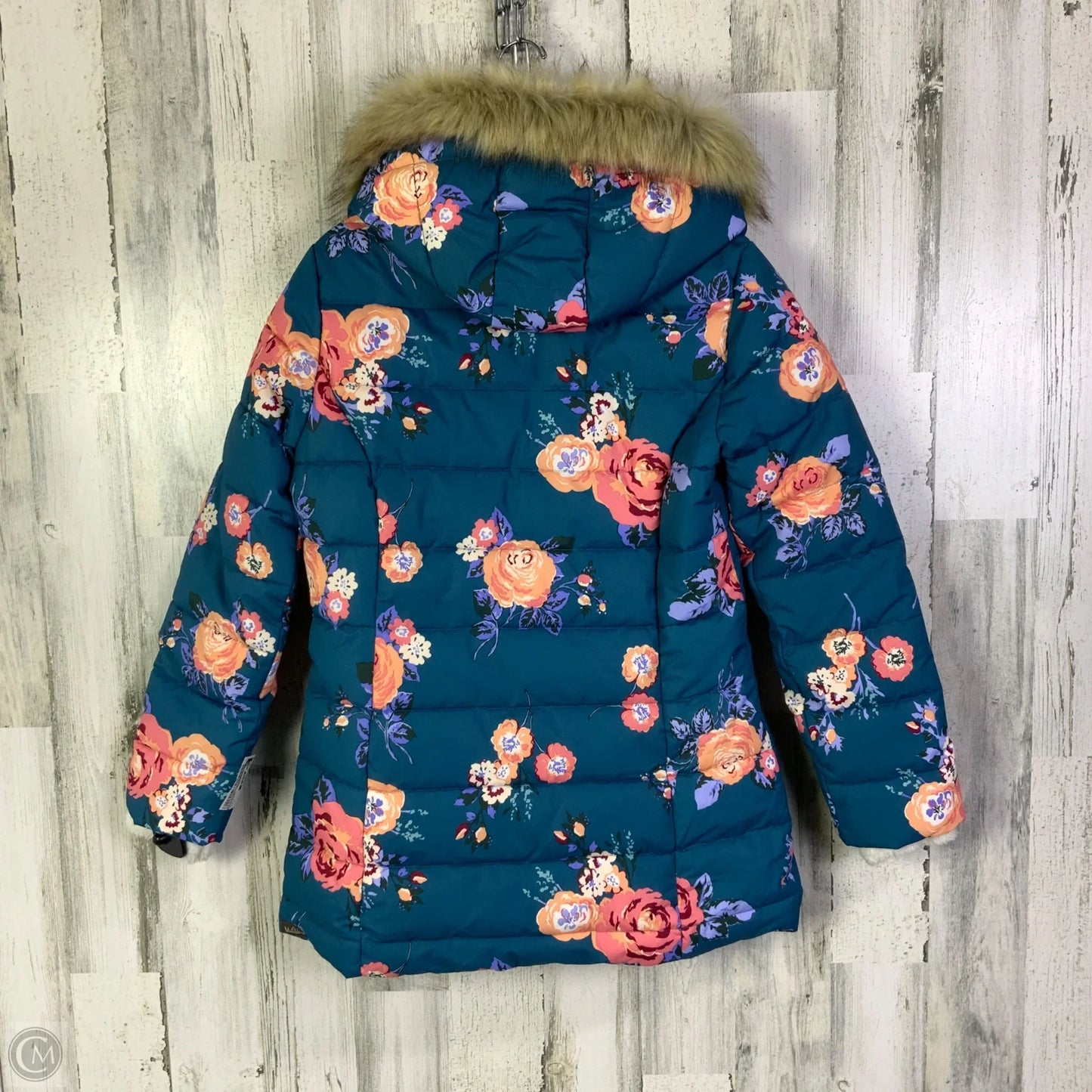 Coat Parka By Matilda Jane In Blue & Pink, Size: S