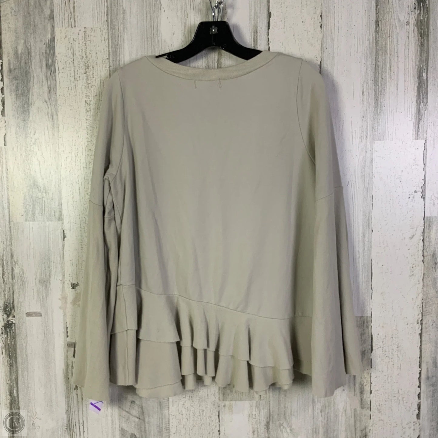 Top Long Sleeve By Altard State In Taupe, Size: M