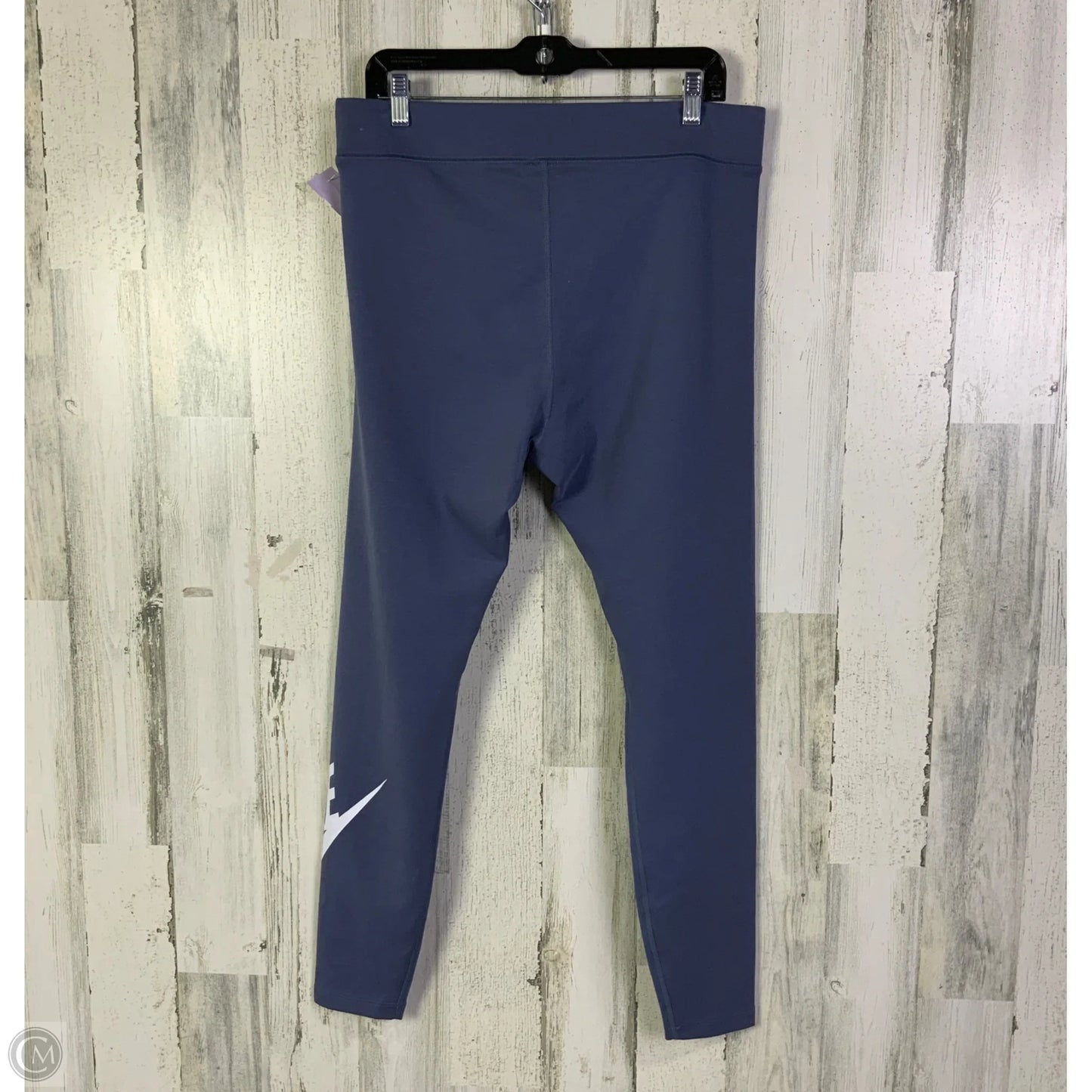 Athletic Leggings By Nike Apparel In Blue, Size: Xl