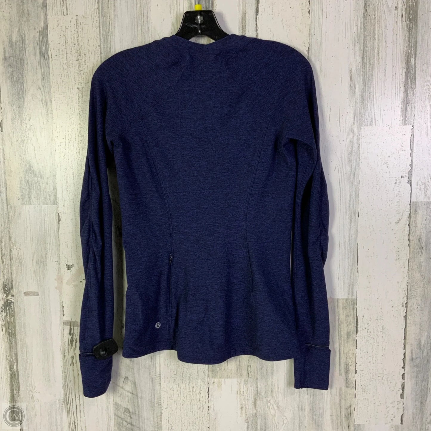 Athletic Top Long Sleeve Crewneck By Lululemon In Blue, Size: 6