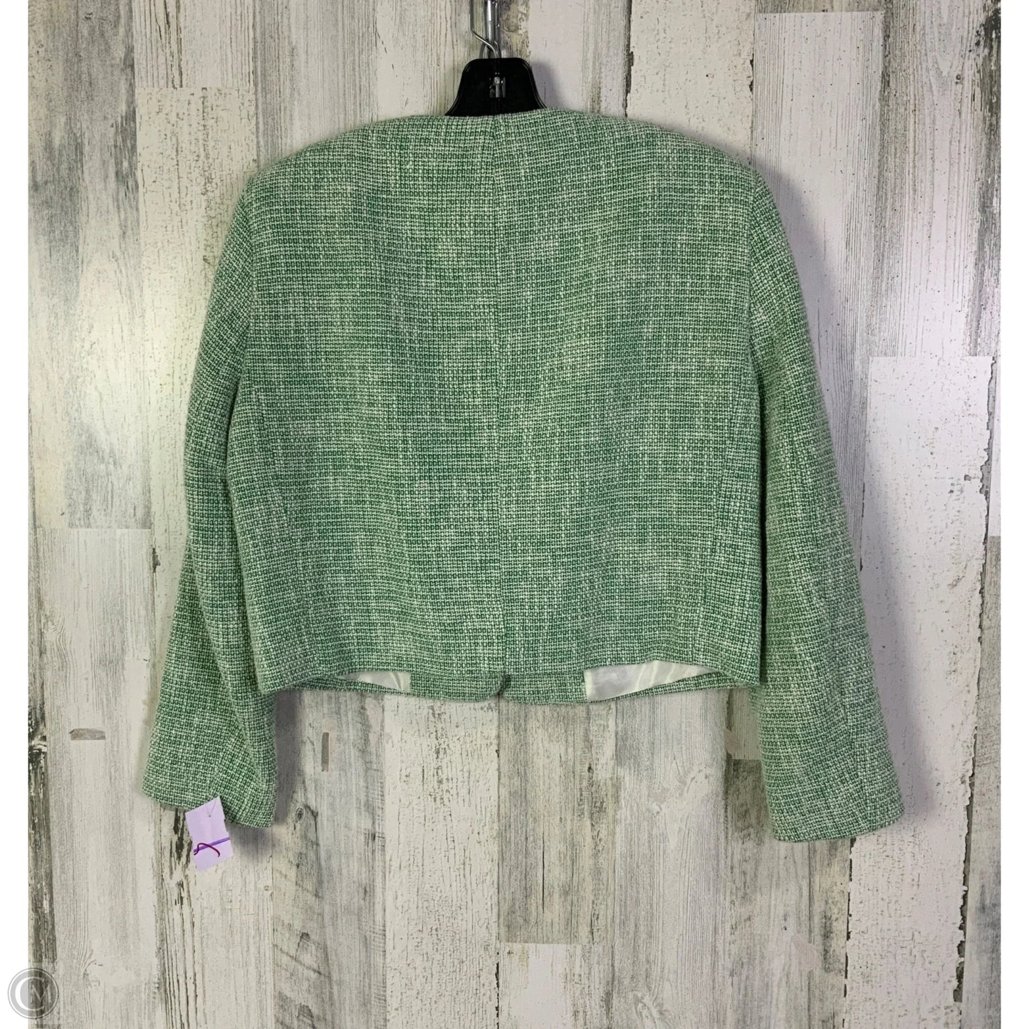 Blazer By Zara In Green & White, Size: Xs