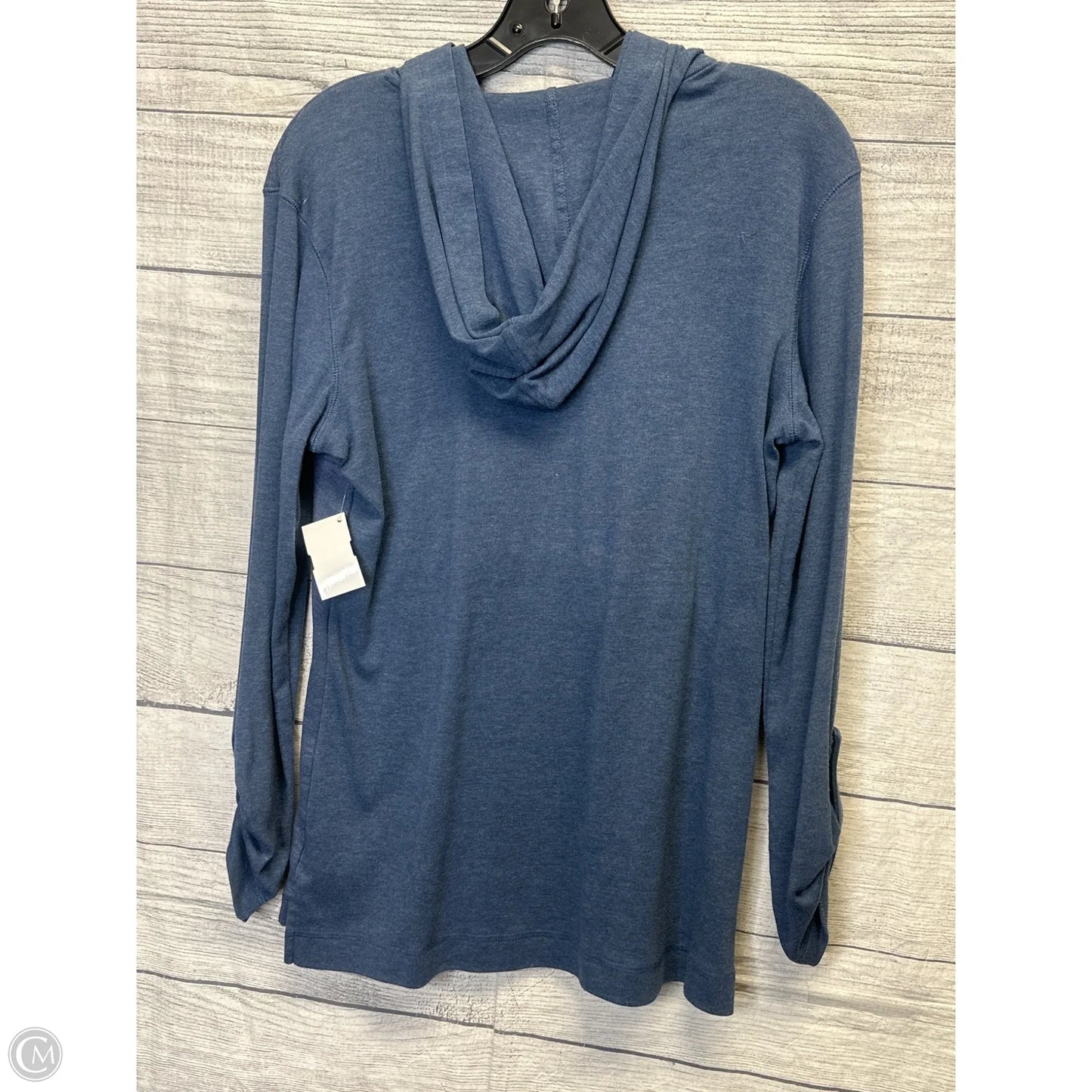 Athletic Jacket By Style And Company In Blue, Size: M